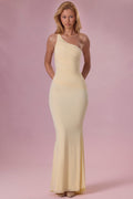 Chic Jersey Bridesmaid Dress in Butter