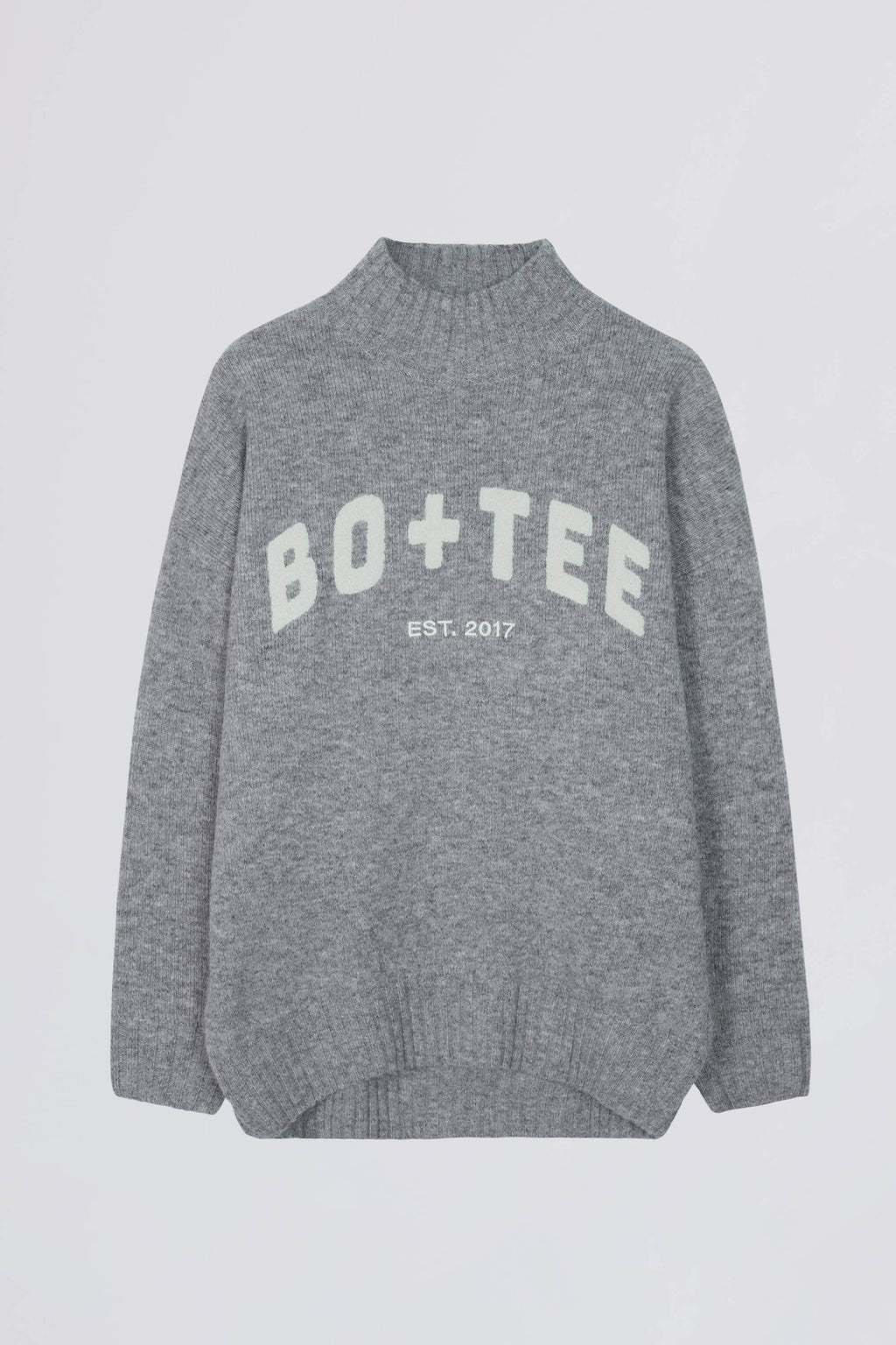 Chic Soft Knit Oversized Jumper in Grey