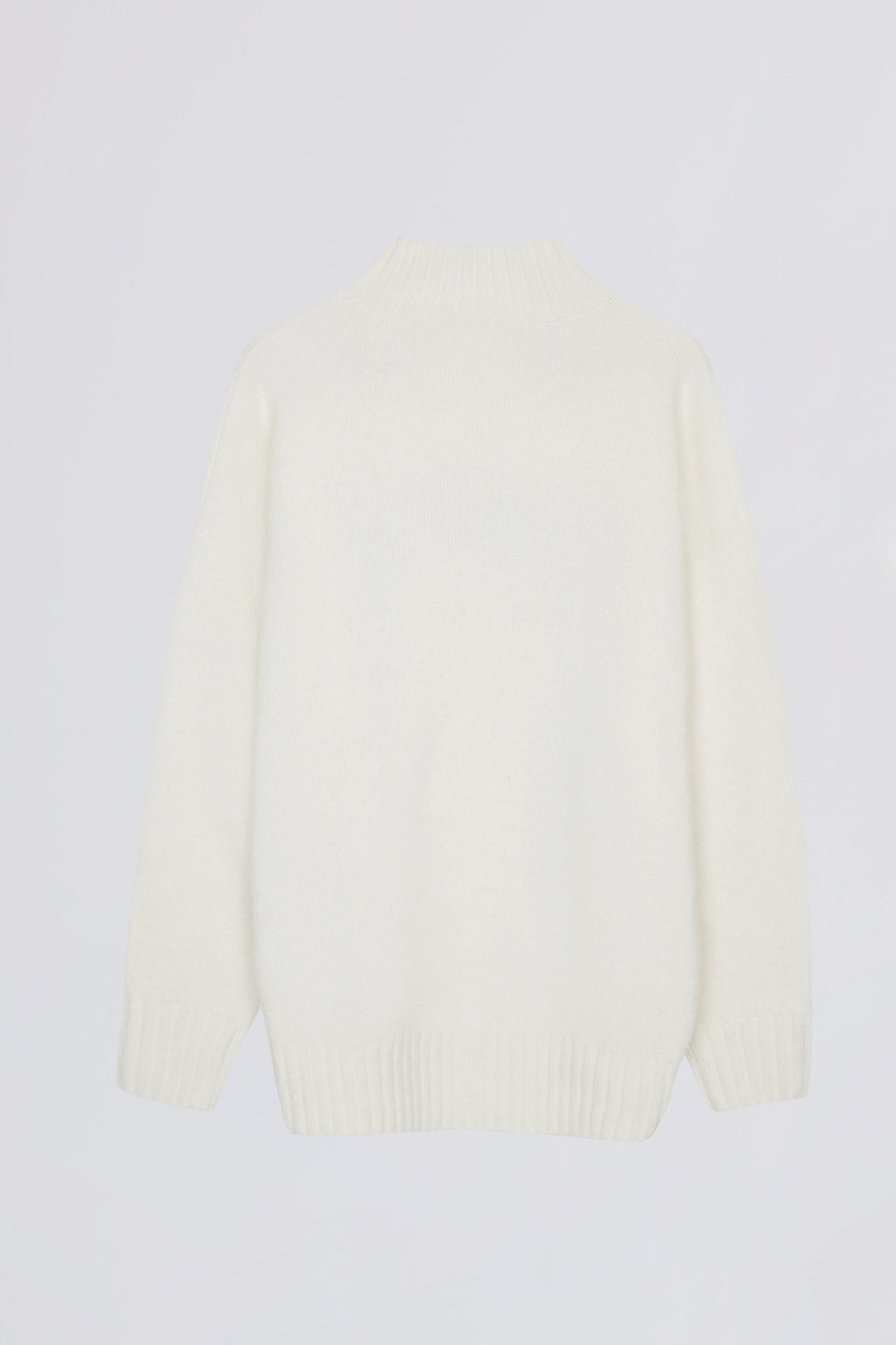 Chic Soft Knit Oversized Jumper in Coconut