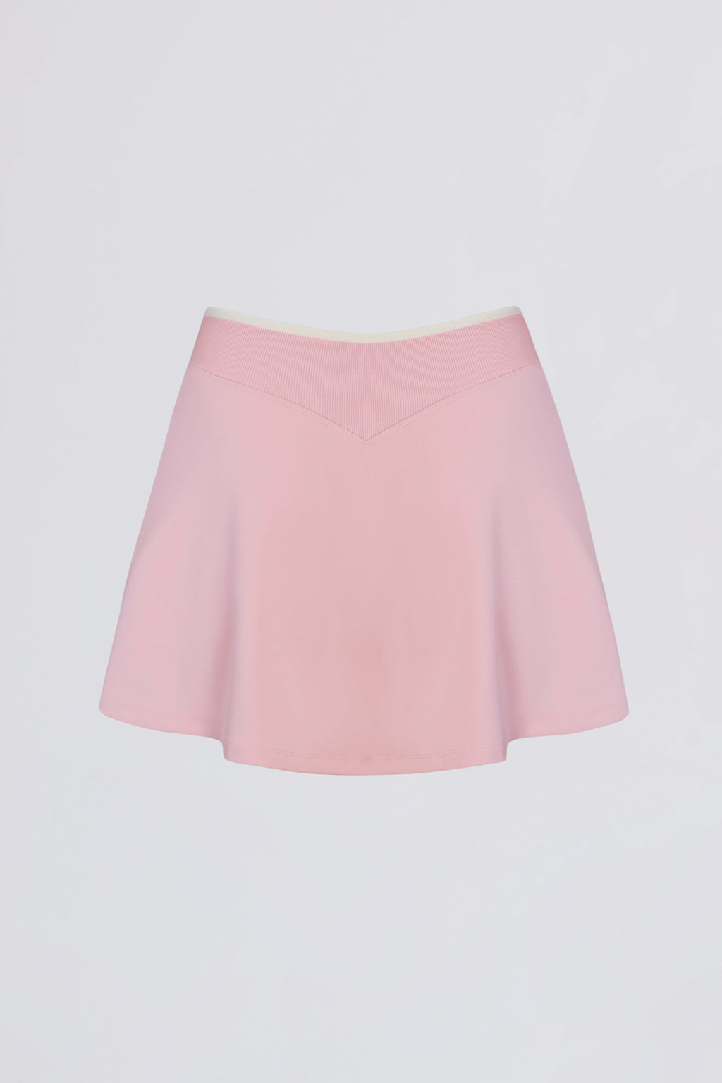 Chic Soft Active Crossover Mini Skort in Powder Pink