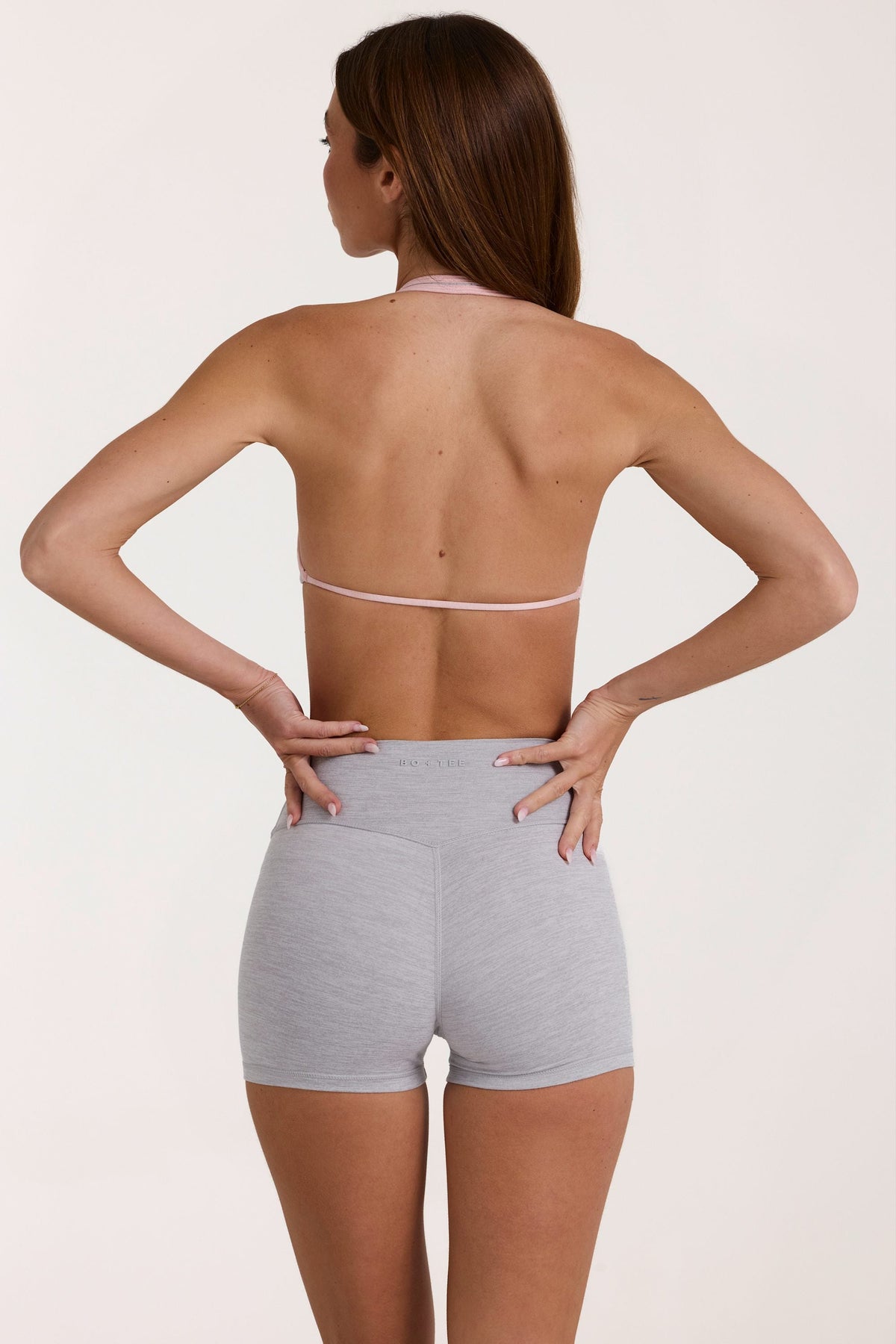 Chic Soft Active Sports Bra in Grey Marl