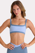 Chic Soft Active Sports Bra in Sky