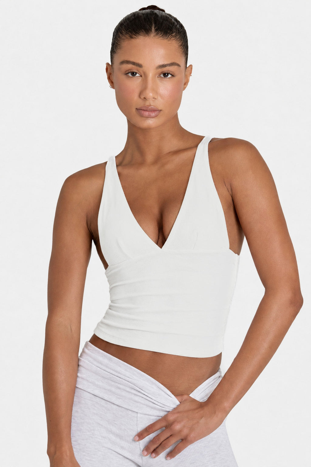 Chic ButterCloud Tank Top in Coconut