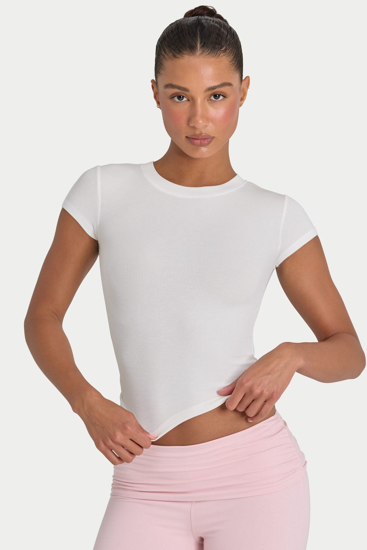 Chic ButterCloud T-Shirt in Coconut