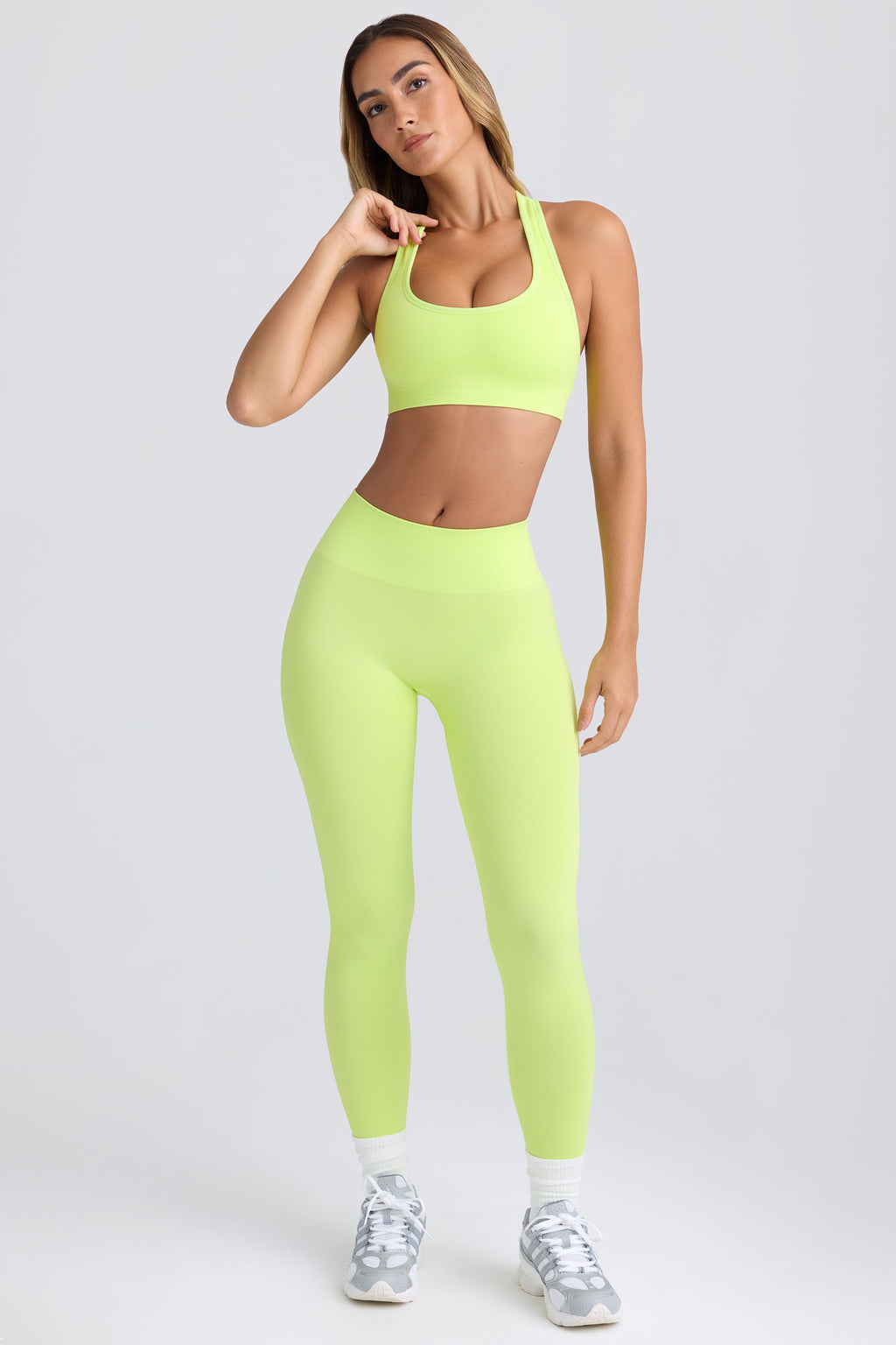 Chic Super Sculpt Seamless Leggings in Key Lime
