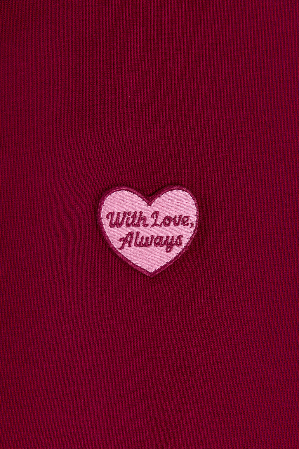 Chic Cropped Zip-Up Hoodie in Burgundy