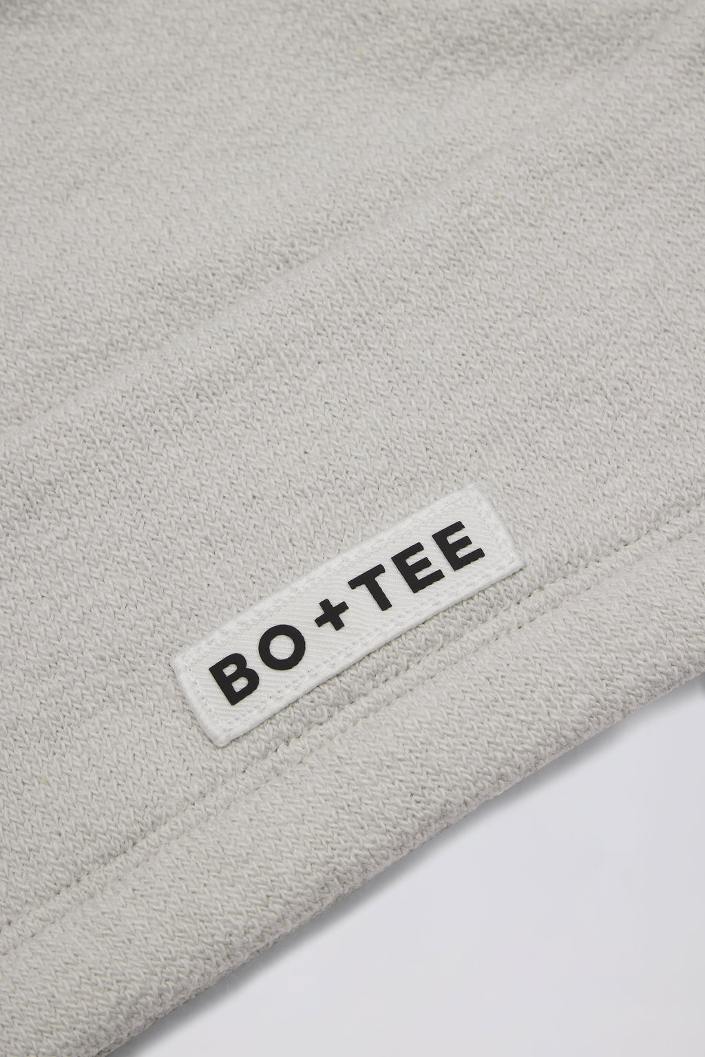 Chic Square-Neck Bralette in Light Grey