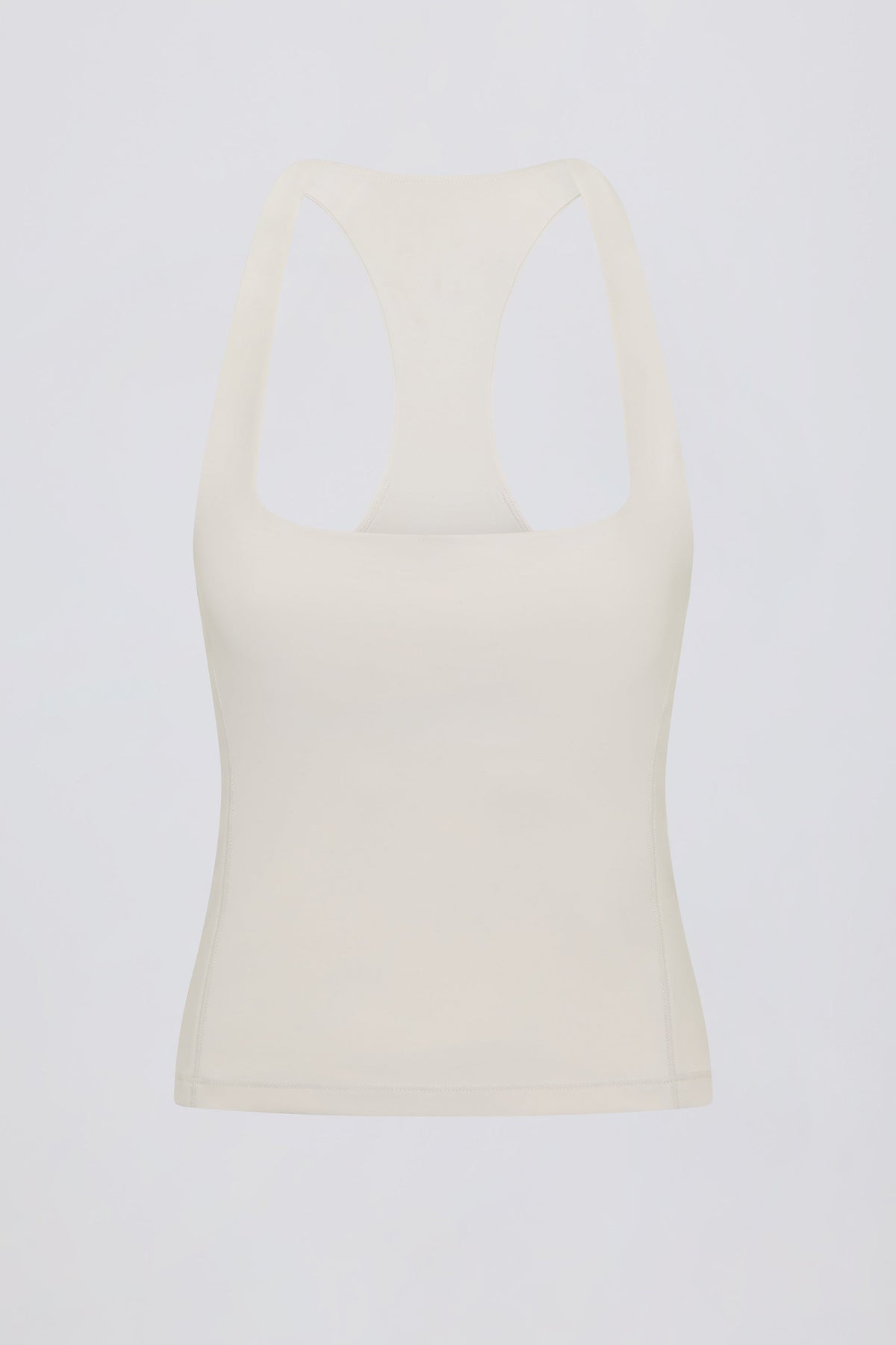 Chic Soft Active Racerback Tank Top in Oat