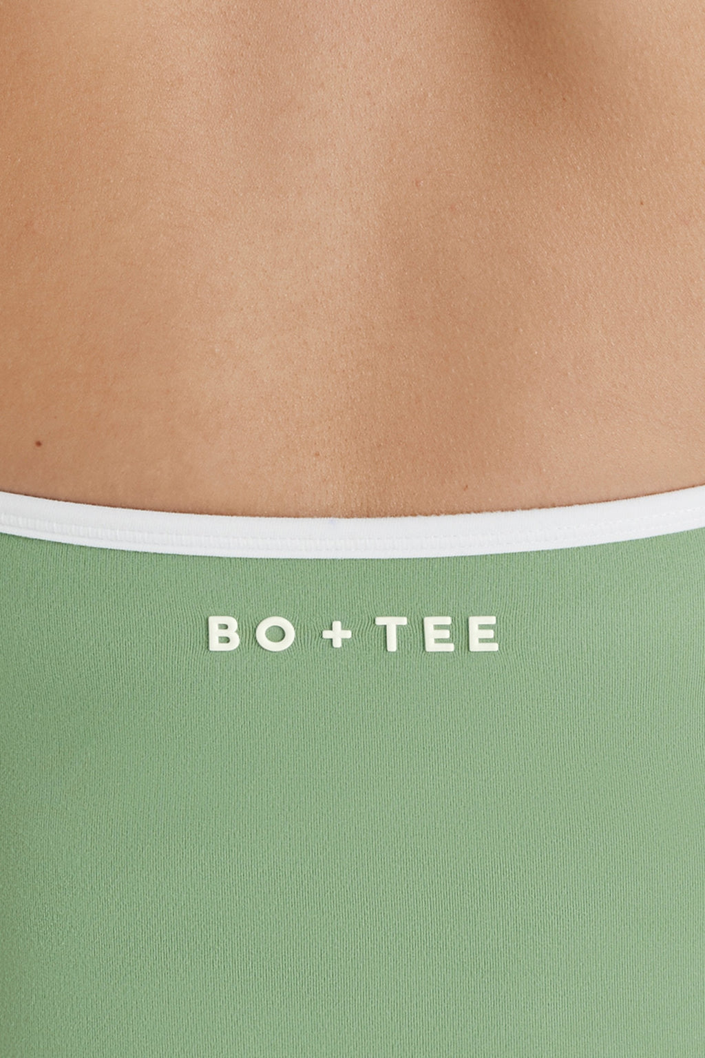 Chic Soft Active V-Neck Halterneck Top in Green