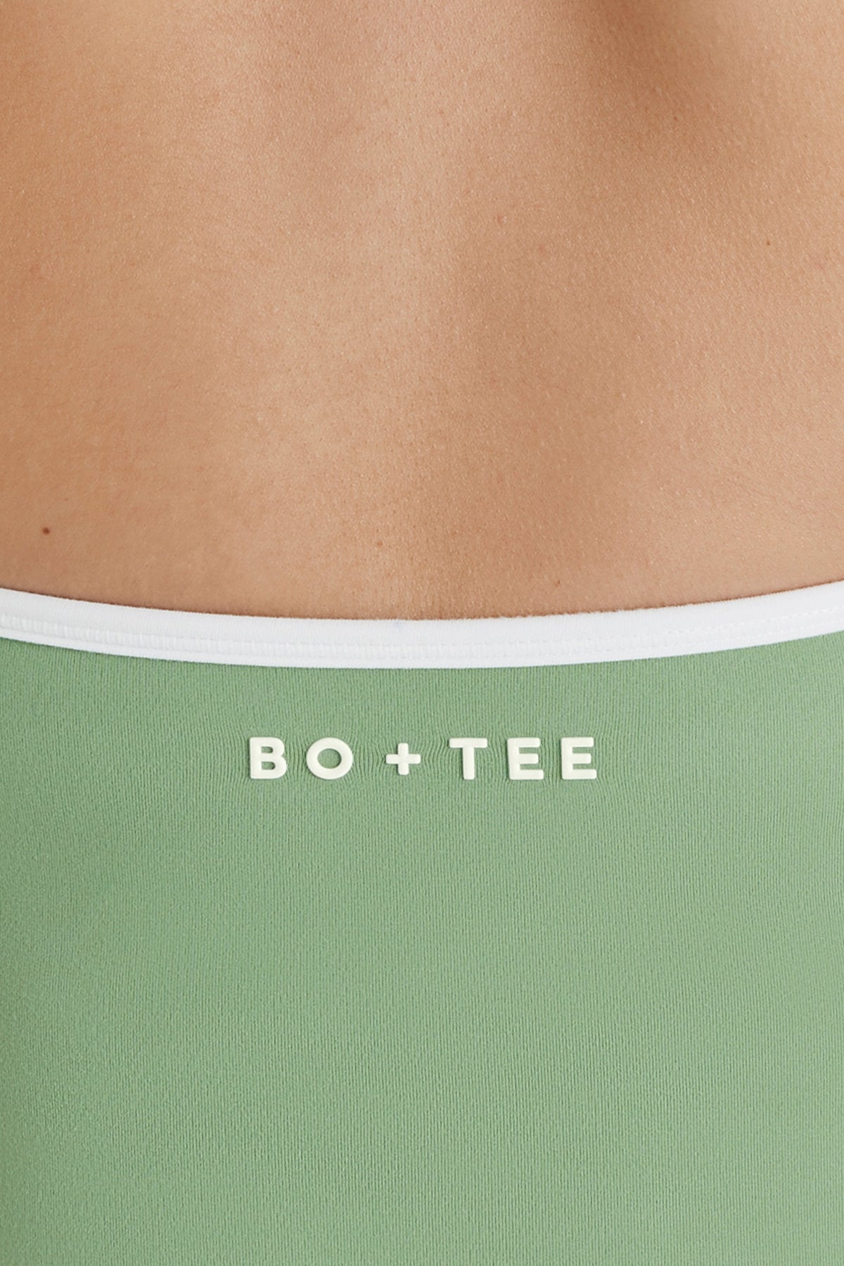 Chic Soft Active V-Neck Halterneck Top in Green