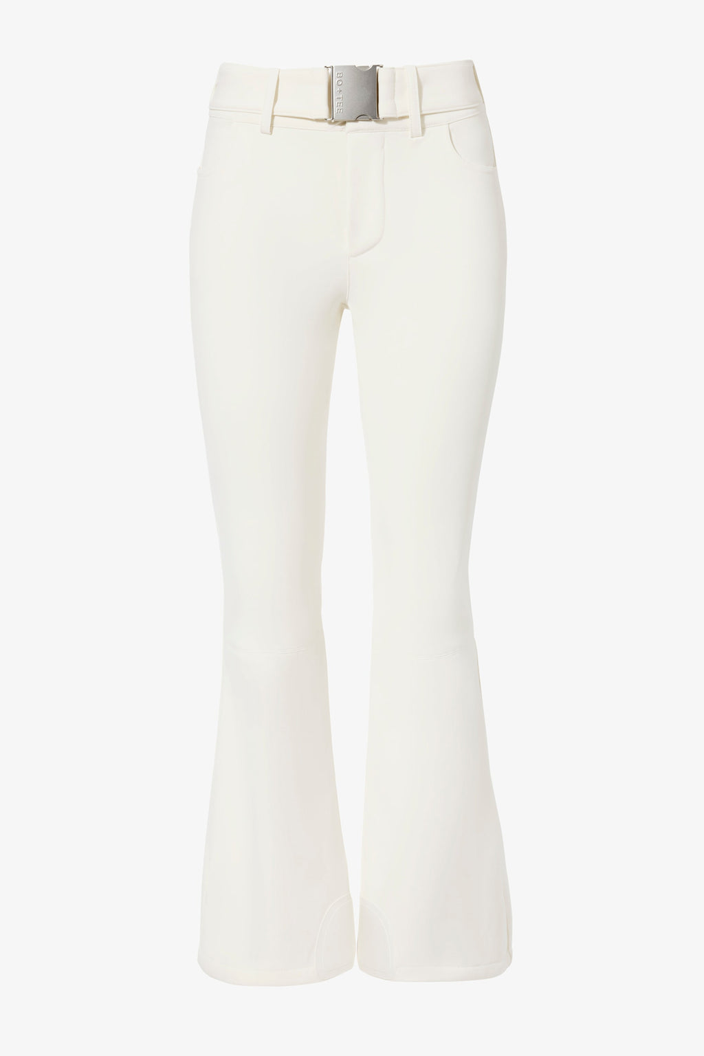 Chic Waterproof Belted Ski Salopettes in Ice