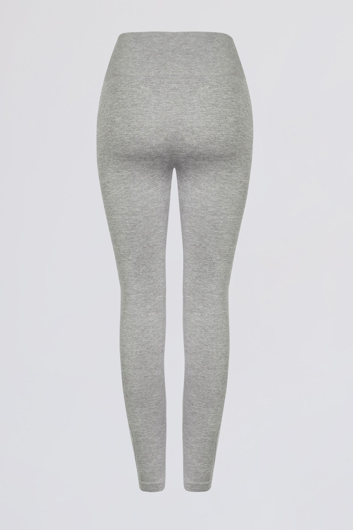 Chic Super Sculpt Seamless High-Waist Leggings in Grey Marl