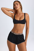 Chic Mini Shorts in Black
