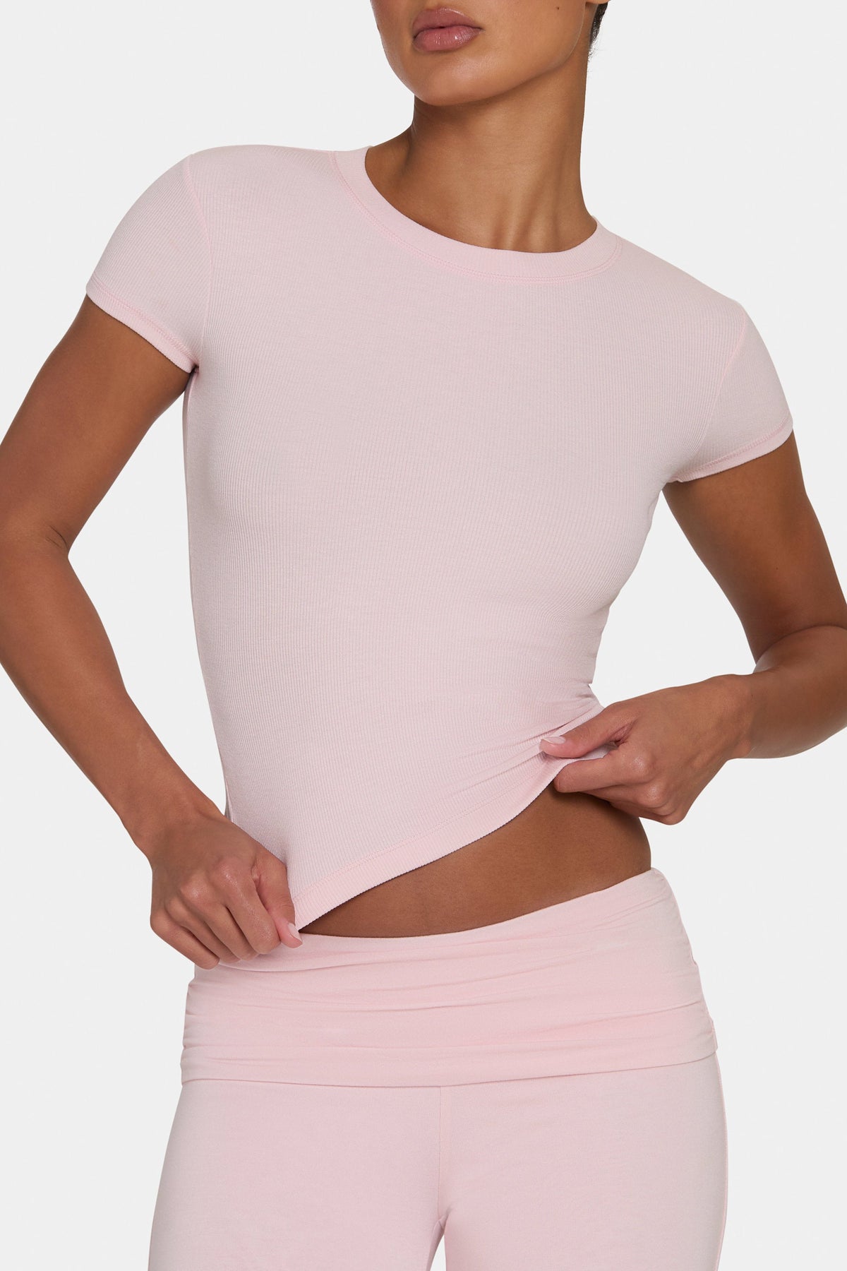 Chic ButterCloud T-Shirt in Blush