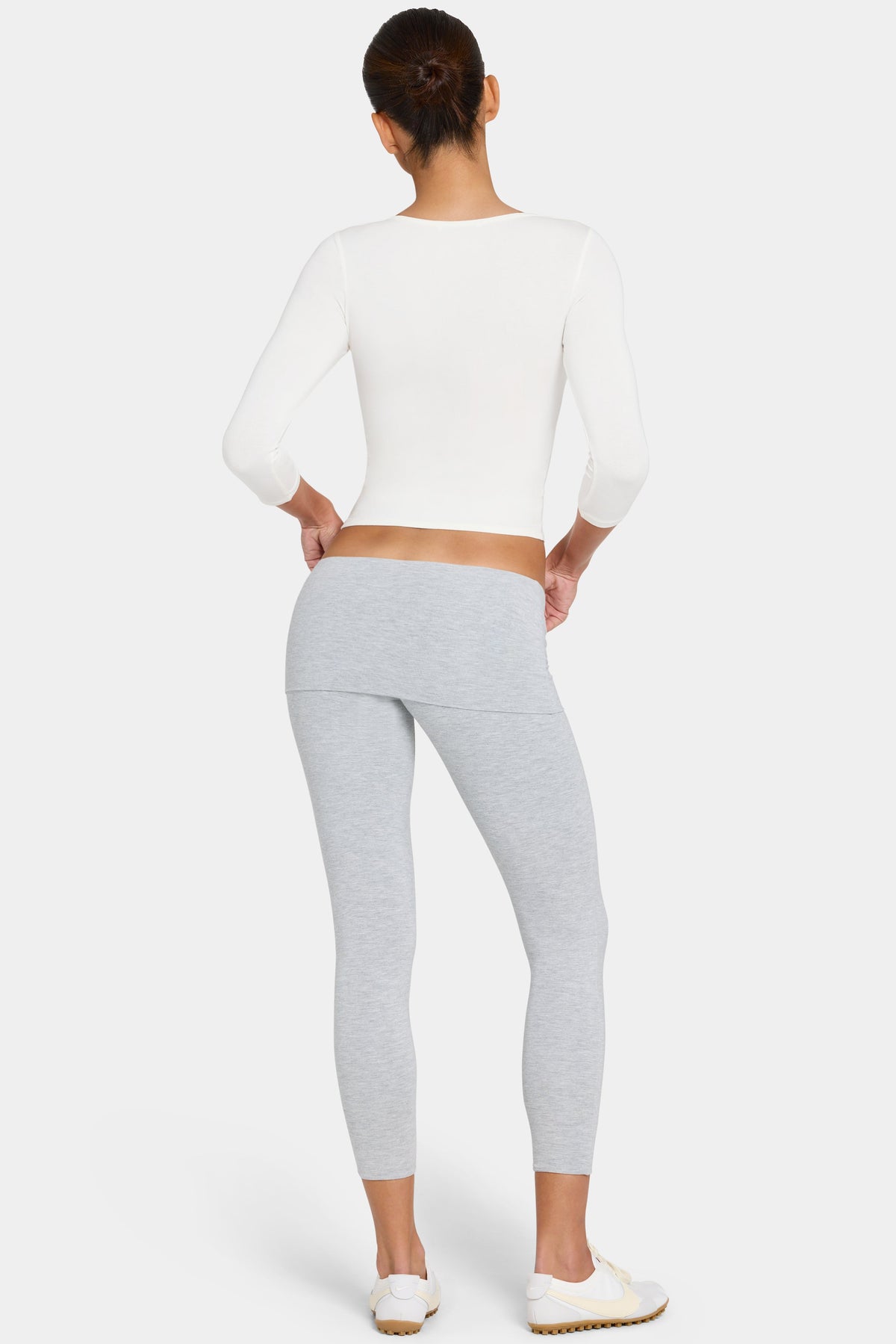 Chic ButterCloud 78 Leggings in Grey Marl