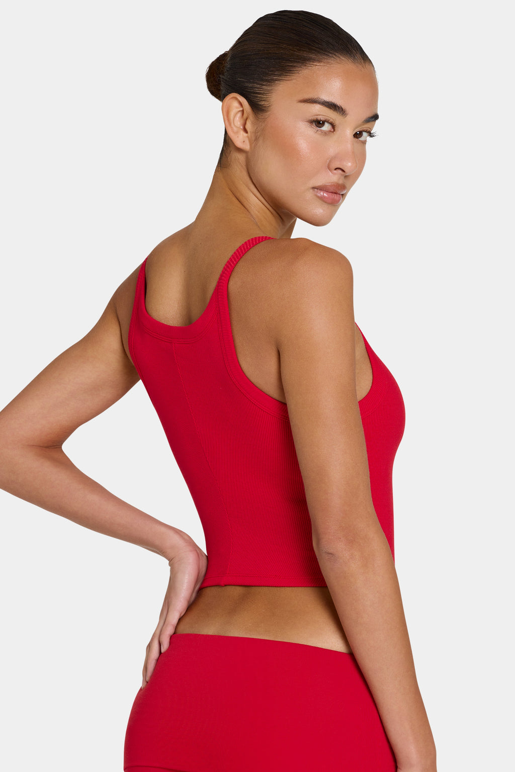 Chic ButterCloud Tank Top in Chilli