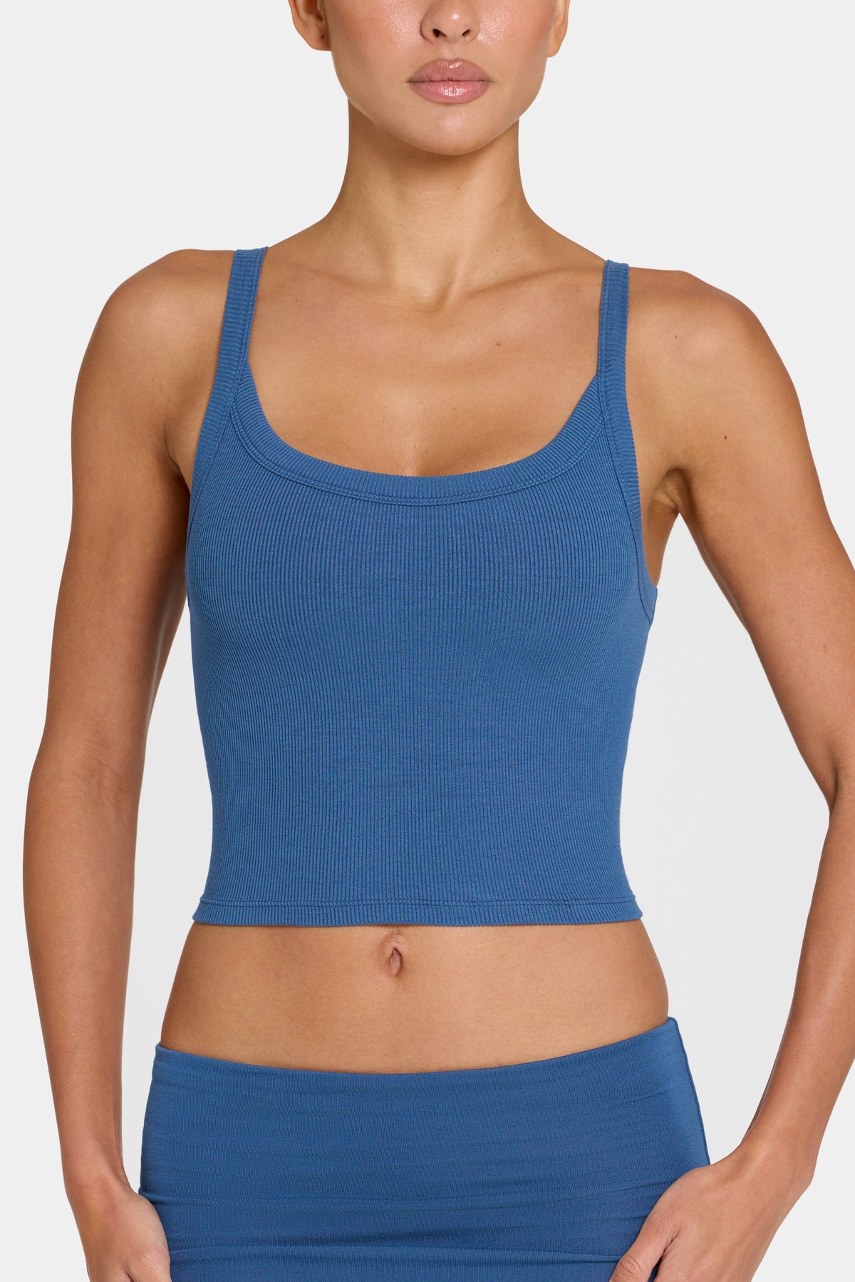 Chic ButterCloud Tank Top in Marine