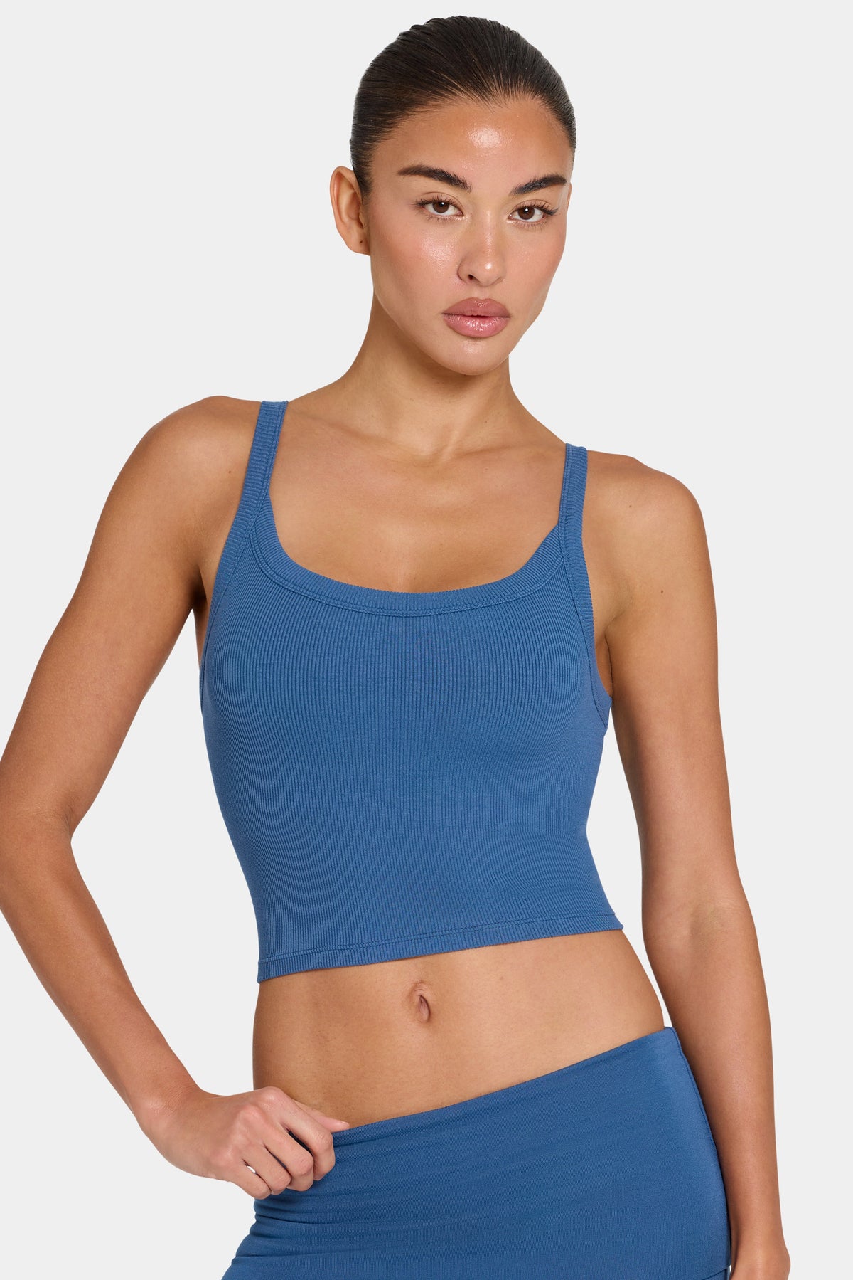 Chic ButterCloud Tank Top in Marine