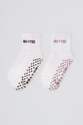 Chic Pilates 2-Pack Socks Bundle in White