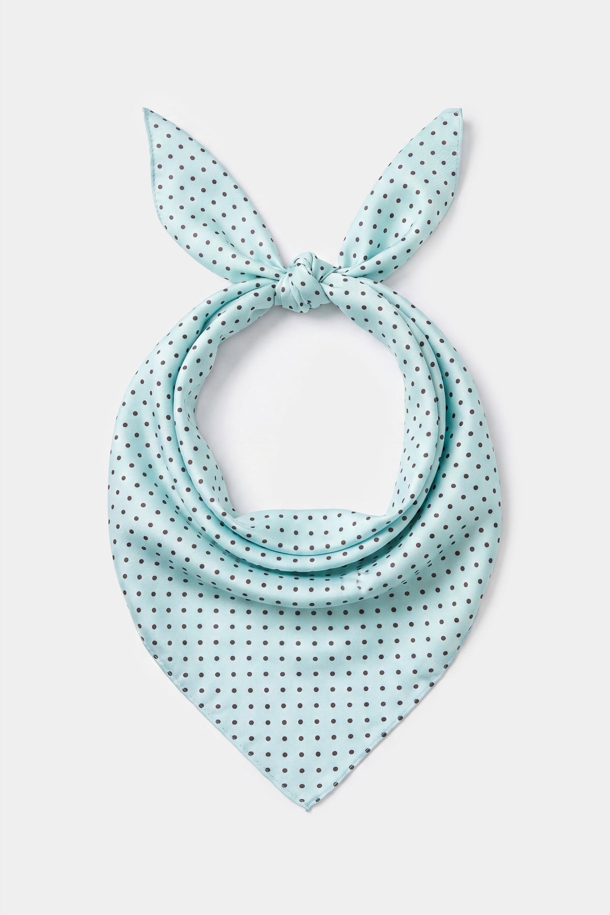 Chic Satin Multi-Way Scarf in Mint Chip