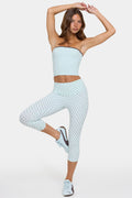 Chic Soft Active Capri Leggings in Mint Chip