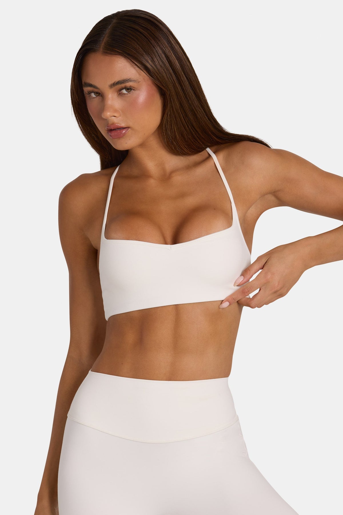 Chic Soft Active Low-Impact Sports Bra in Coconut