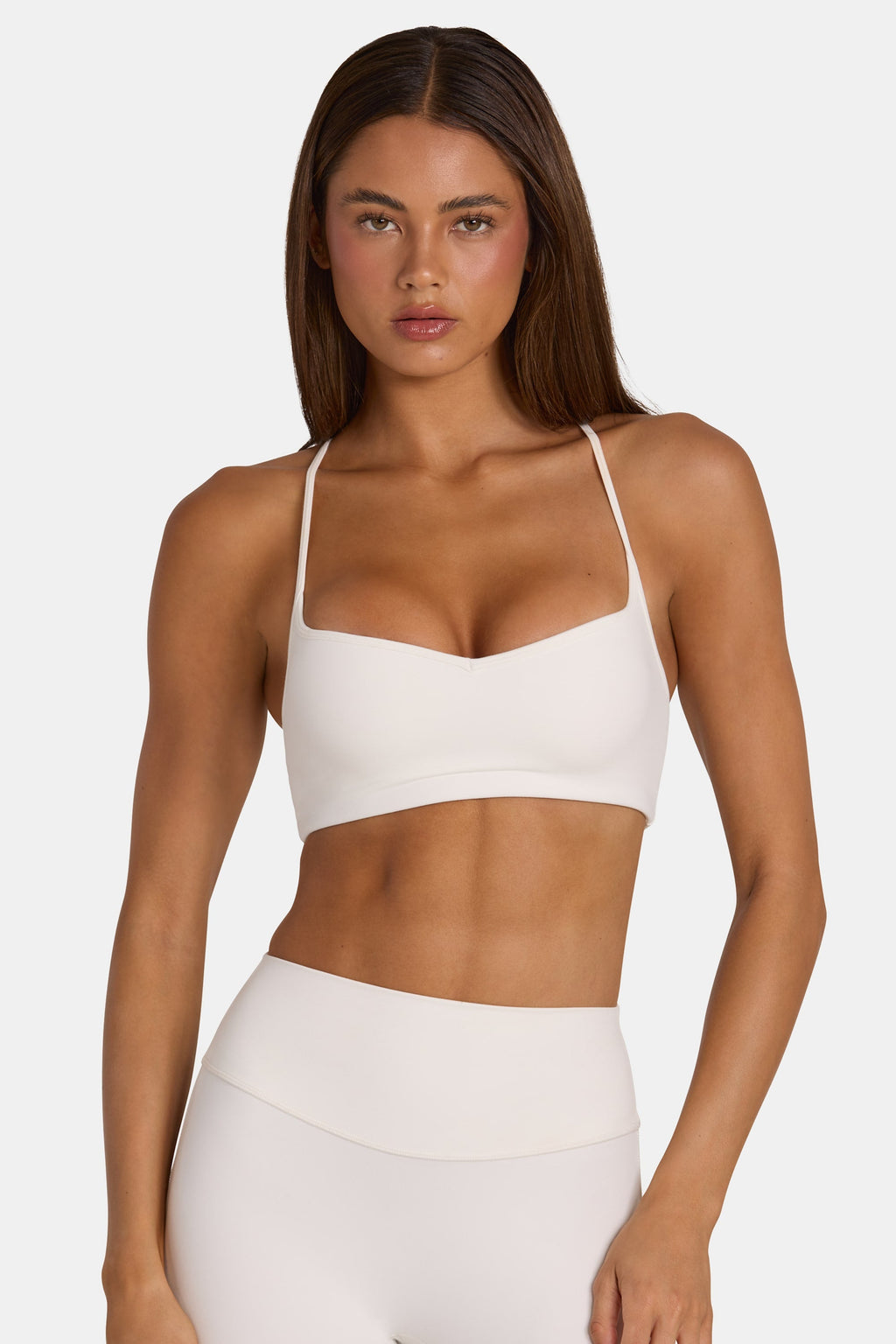 Chic Soft Active Low-Impact Sports Bra in Coconut