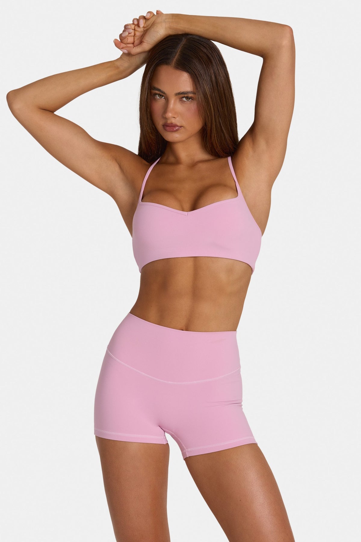 Chic Soft Active Low-Impact Sports Bra in Sweet Pink