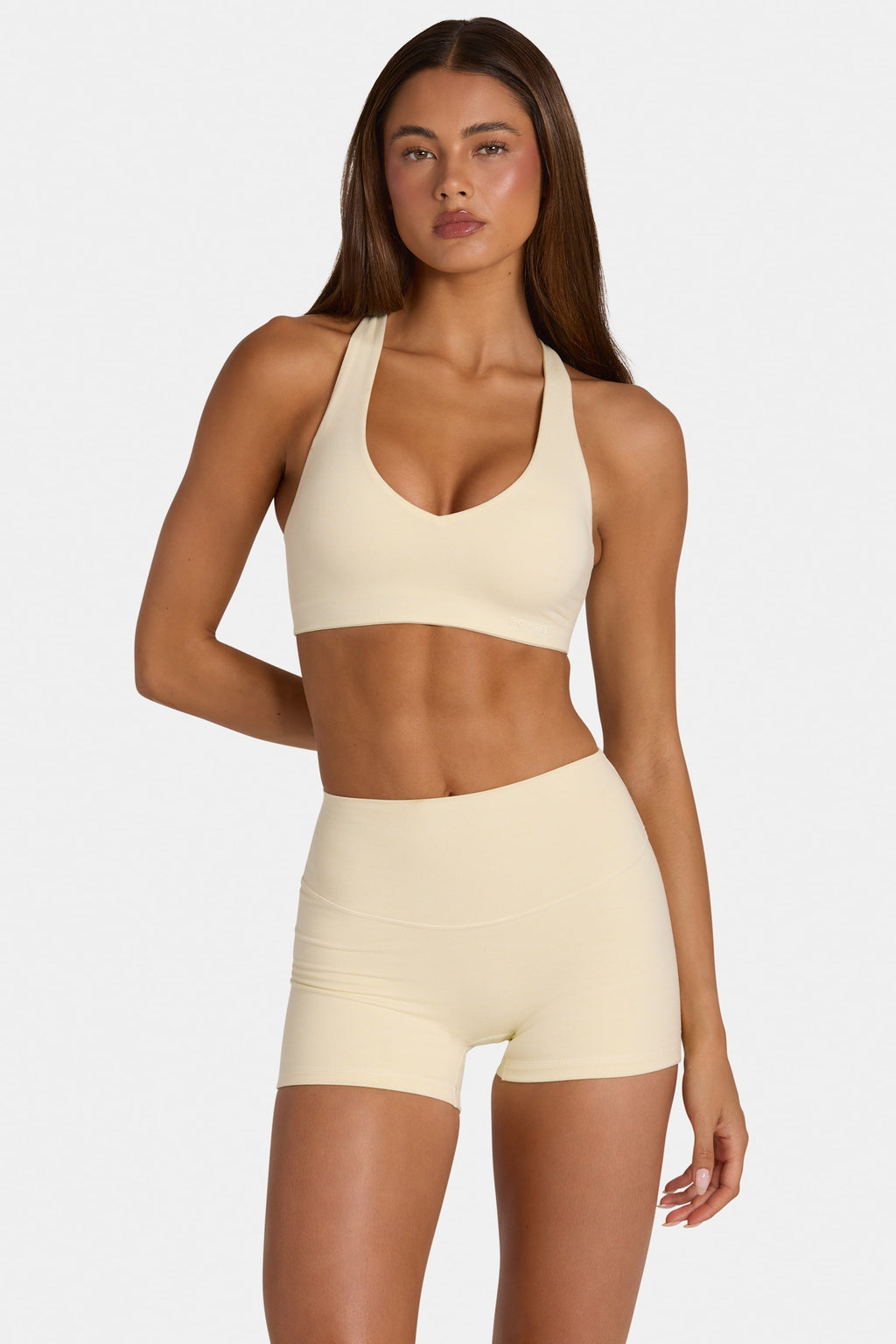 Chic Soft Active Low-Impact Sports Bra in Lemon Marl