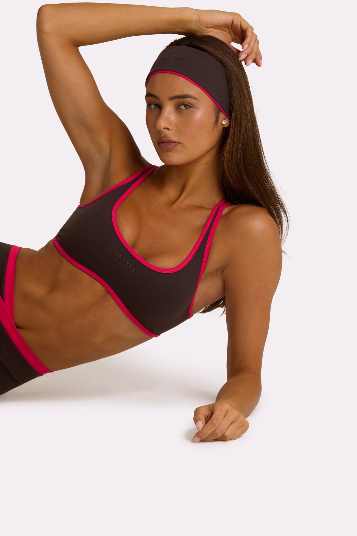 Chic Soft Active Sports Bra in Truffle