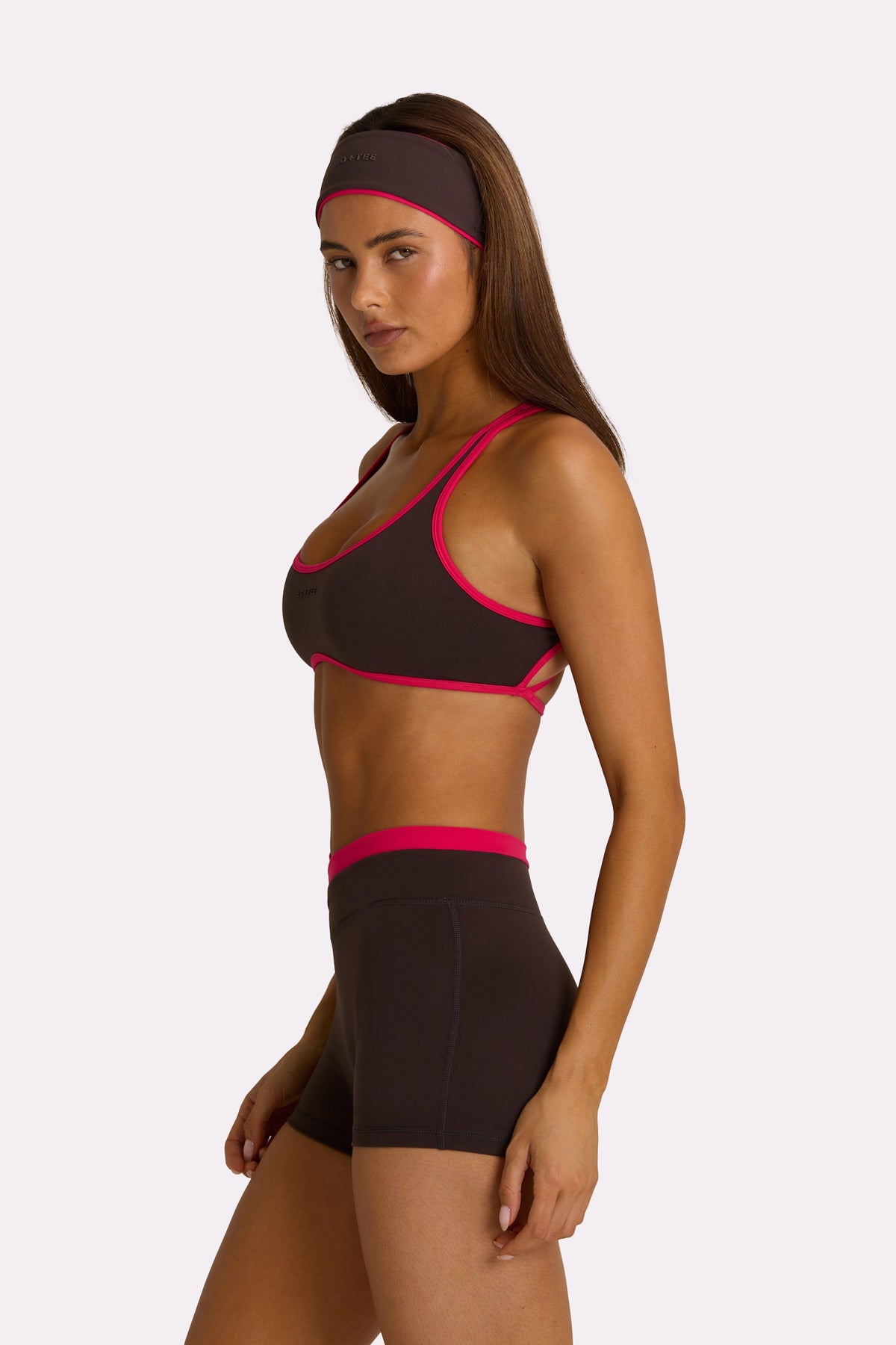 Chic Soft Active Sports Bra in Truffle