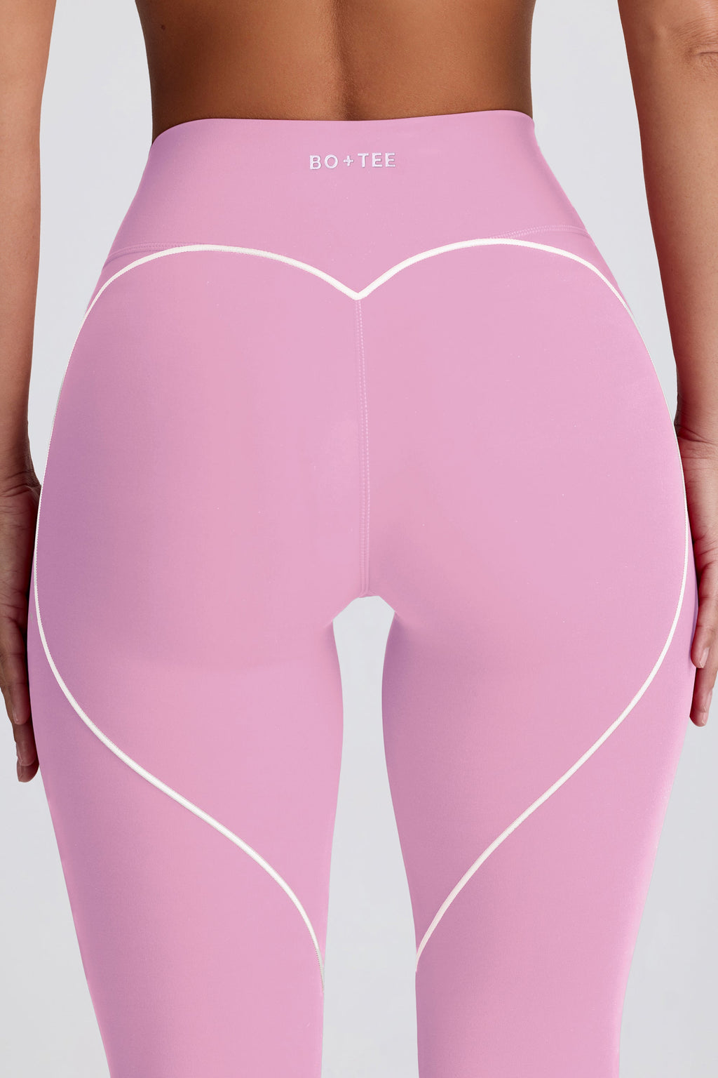 Chic Soft Active Mid-Rise Leggings in Dusty Pink