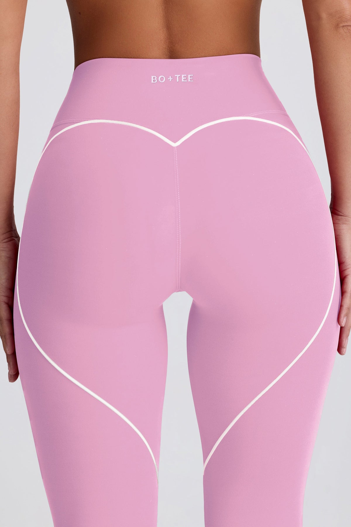 Chic Soft Active Mid-Rise Leggings in Dusty Pink
