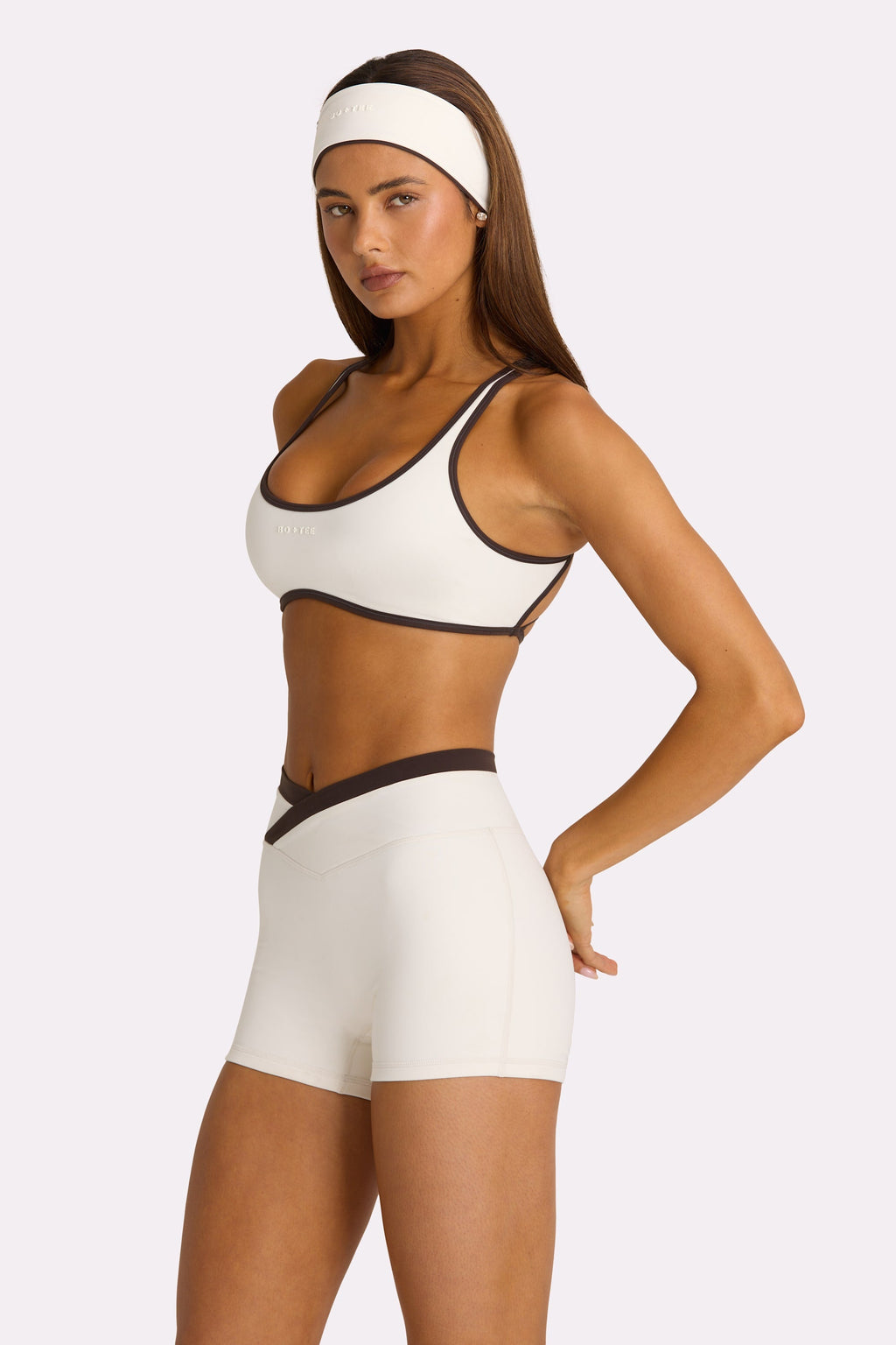 Chic Soft Active Sports Bra in Coconut
