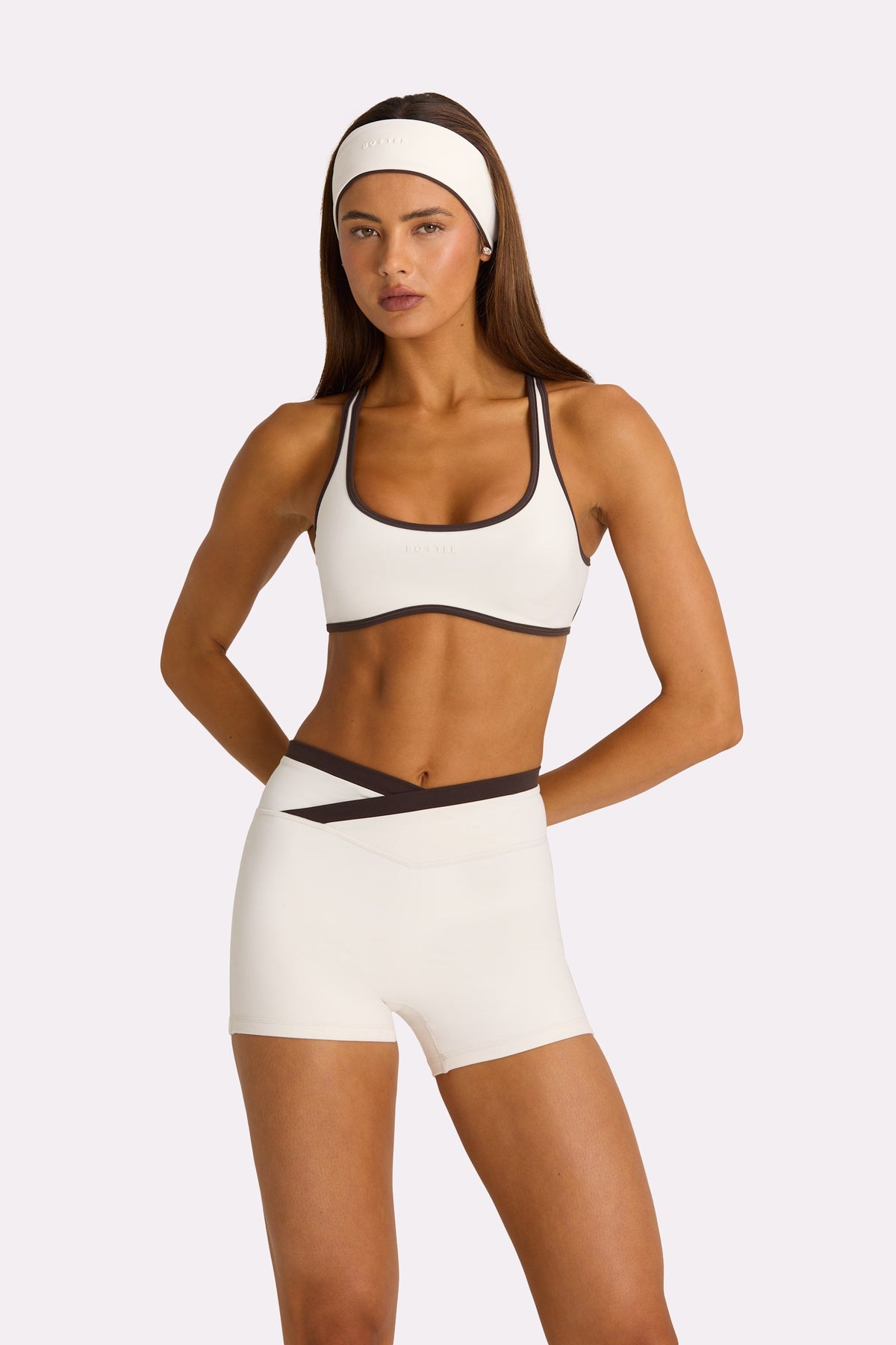 Chic Soft Active Sports Bra in Coconut
