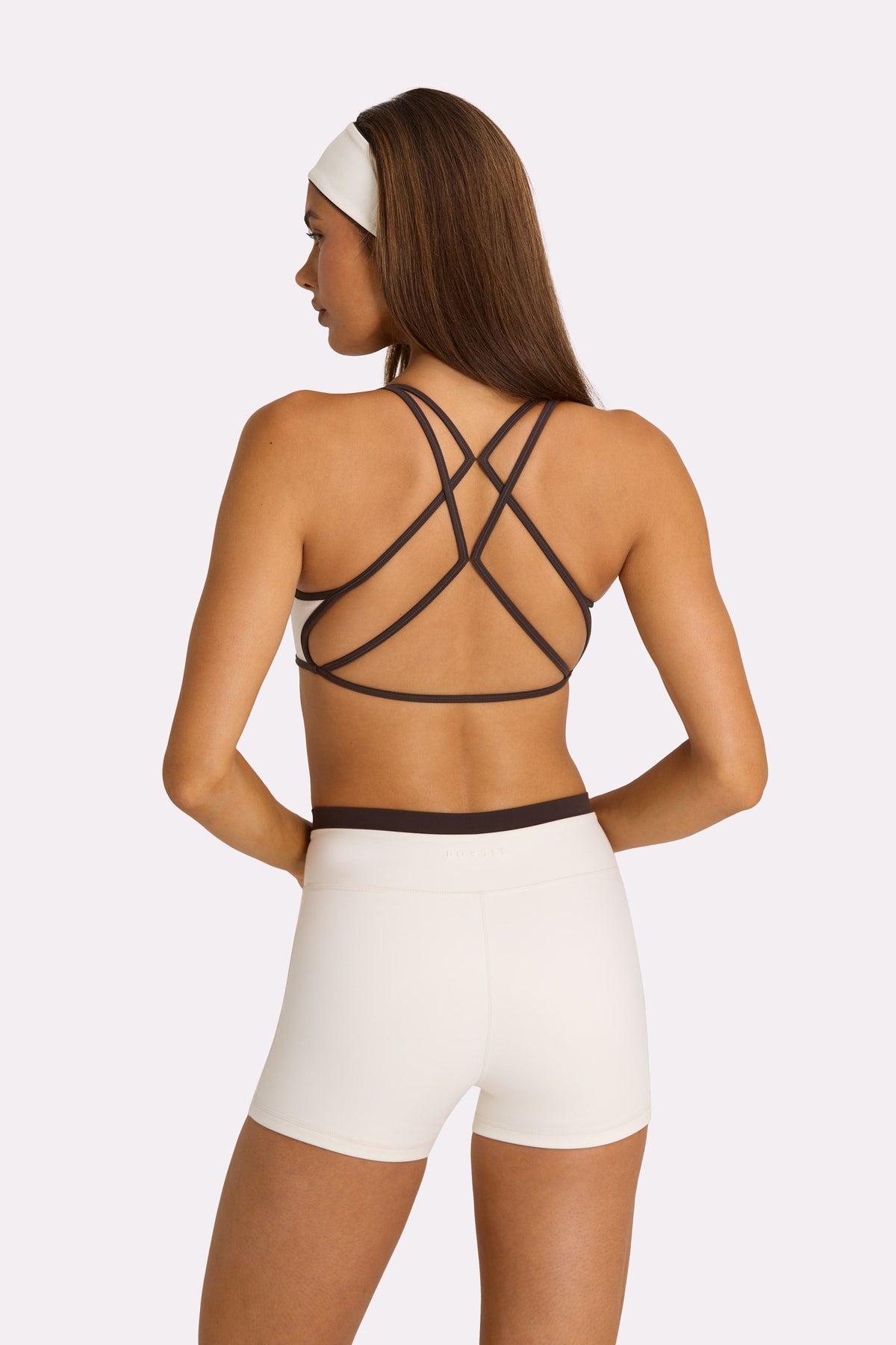 Chic Soft Active Sports Bra in Coconut