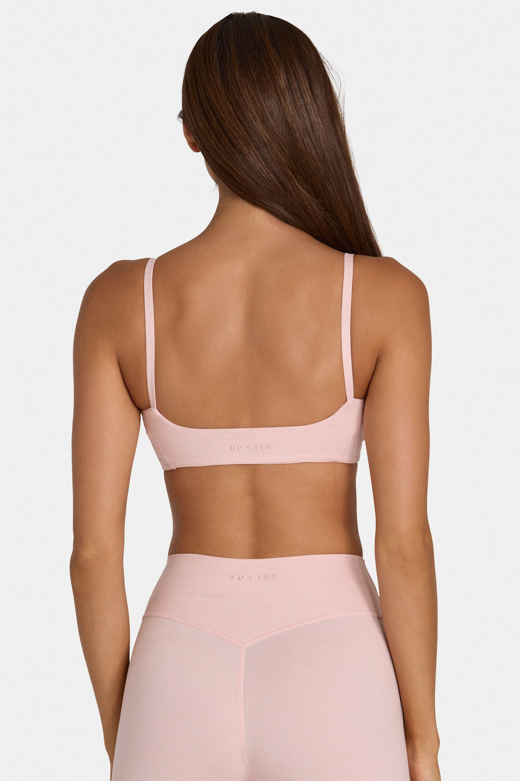 Chic Soft Active Low-Impact Sports Bra in Blush Marl