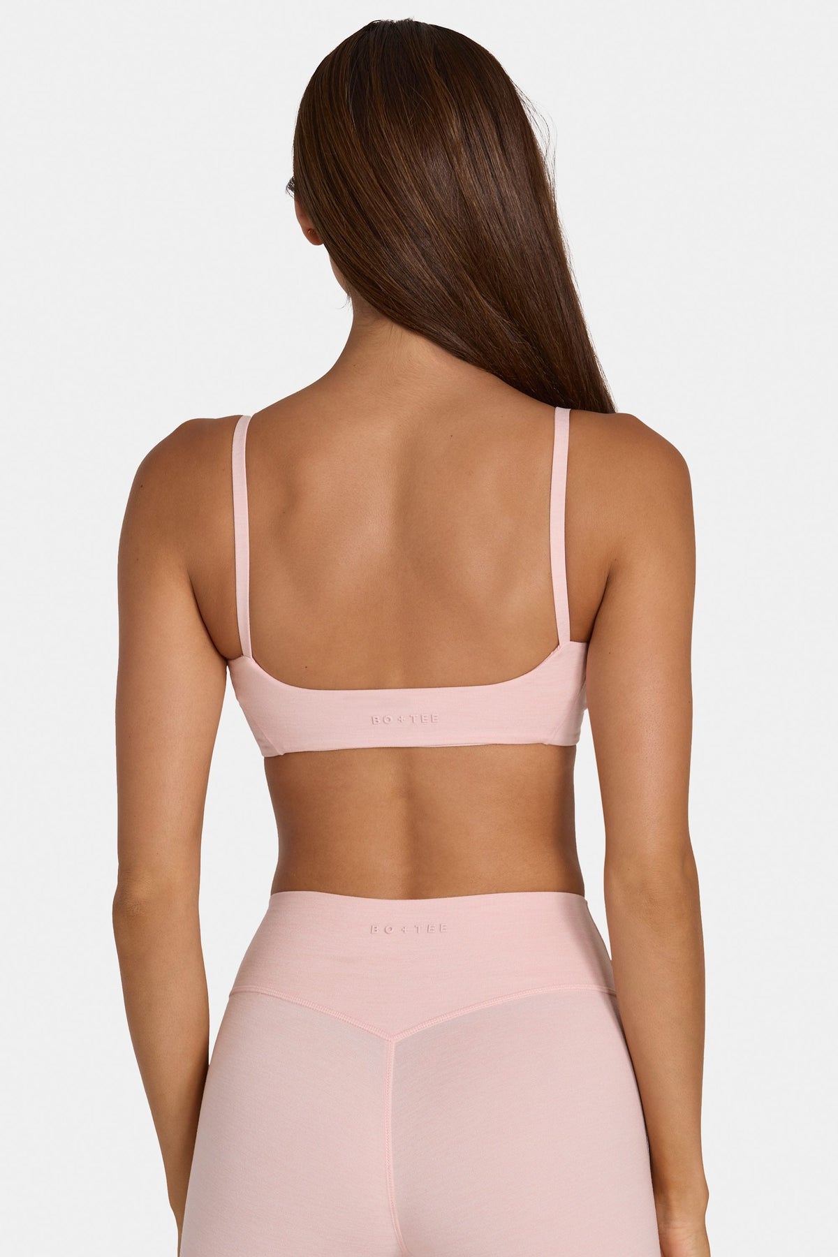 Chic Soft Active Low-Impact Sports Bra in Blush Marl