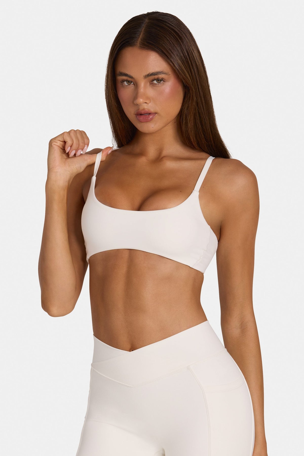 Chic Soft Active Low-Impact Sports Bra in Coconut