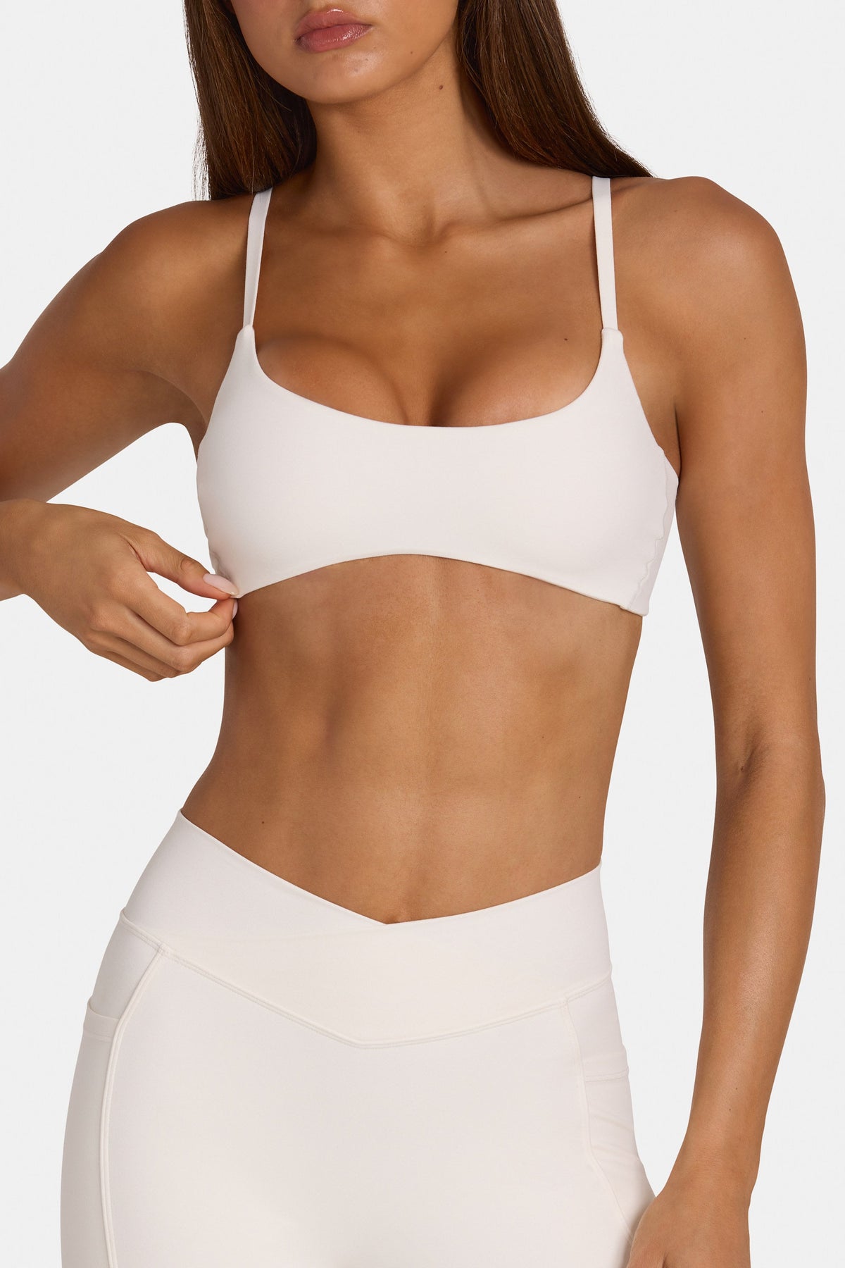 Chic Soft Active Low-Impact Sports Bra in Coconut