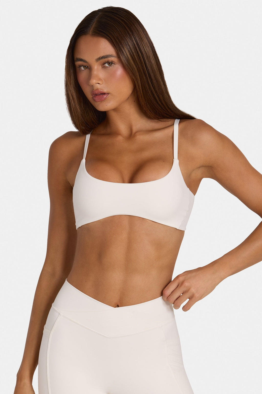 Chic Soft Active Low-Impact Sports Bra in Coconut