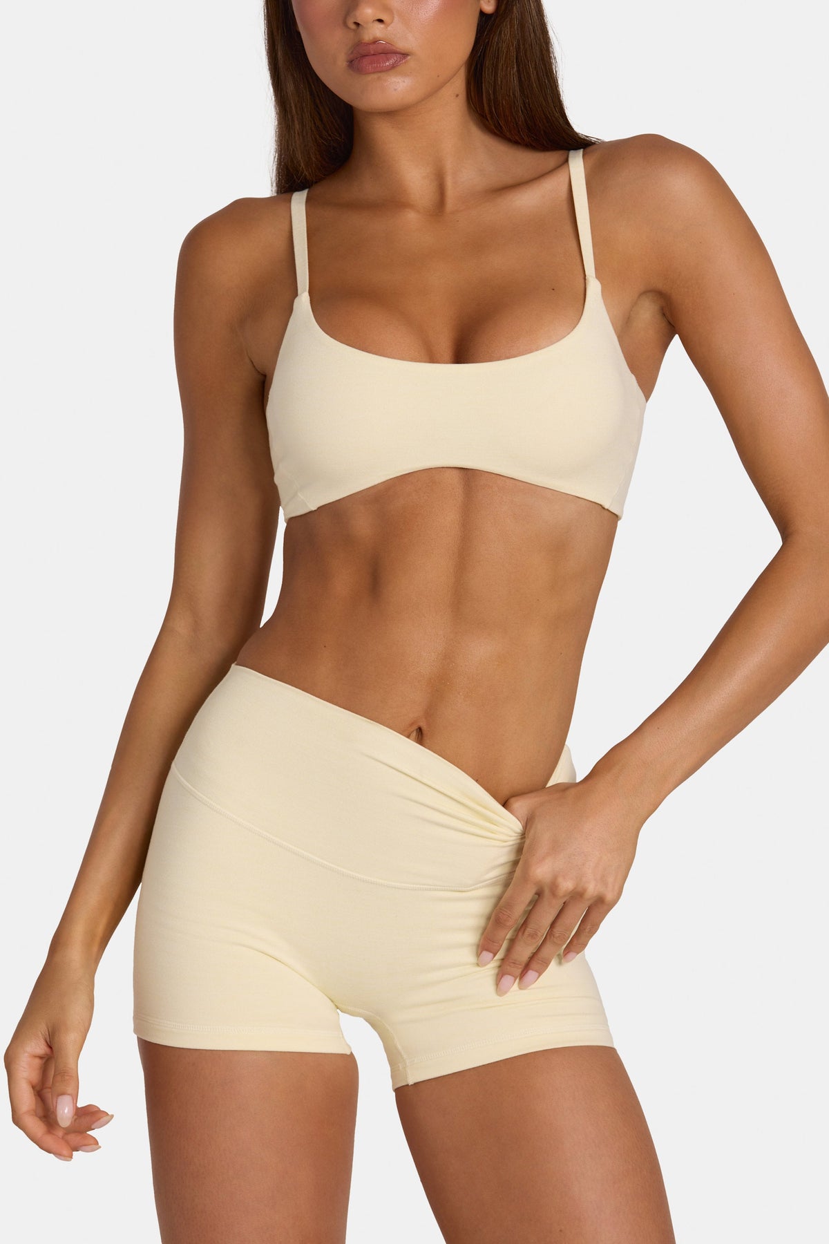 Chic Soft Active Low-Impact Sports Bra in Lemon Marl