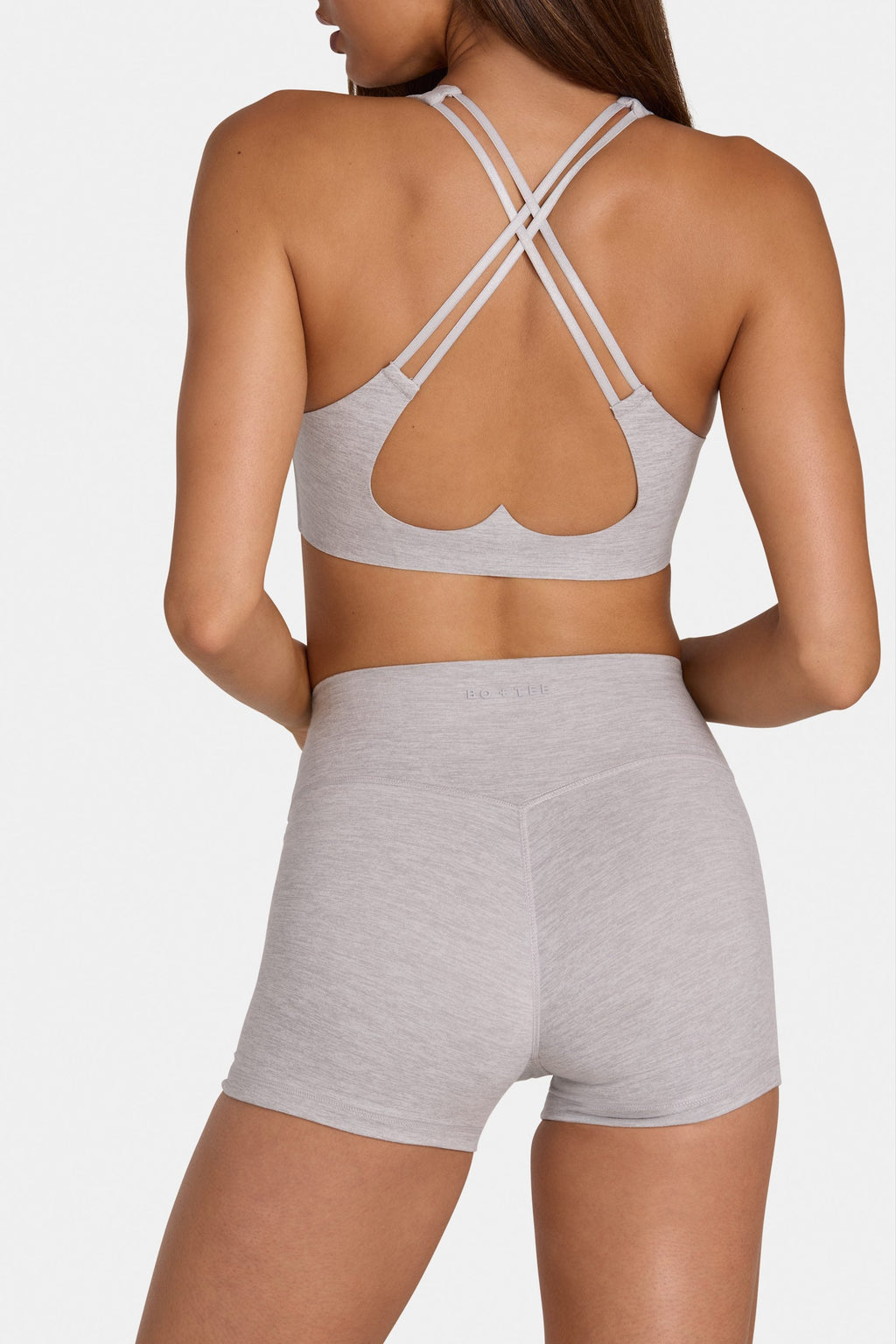 Chic Soft Active Low-Impact Sports Bra in Grey