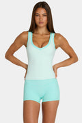 Chic Soft Active Tank Top in Mint