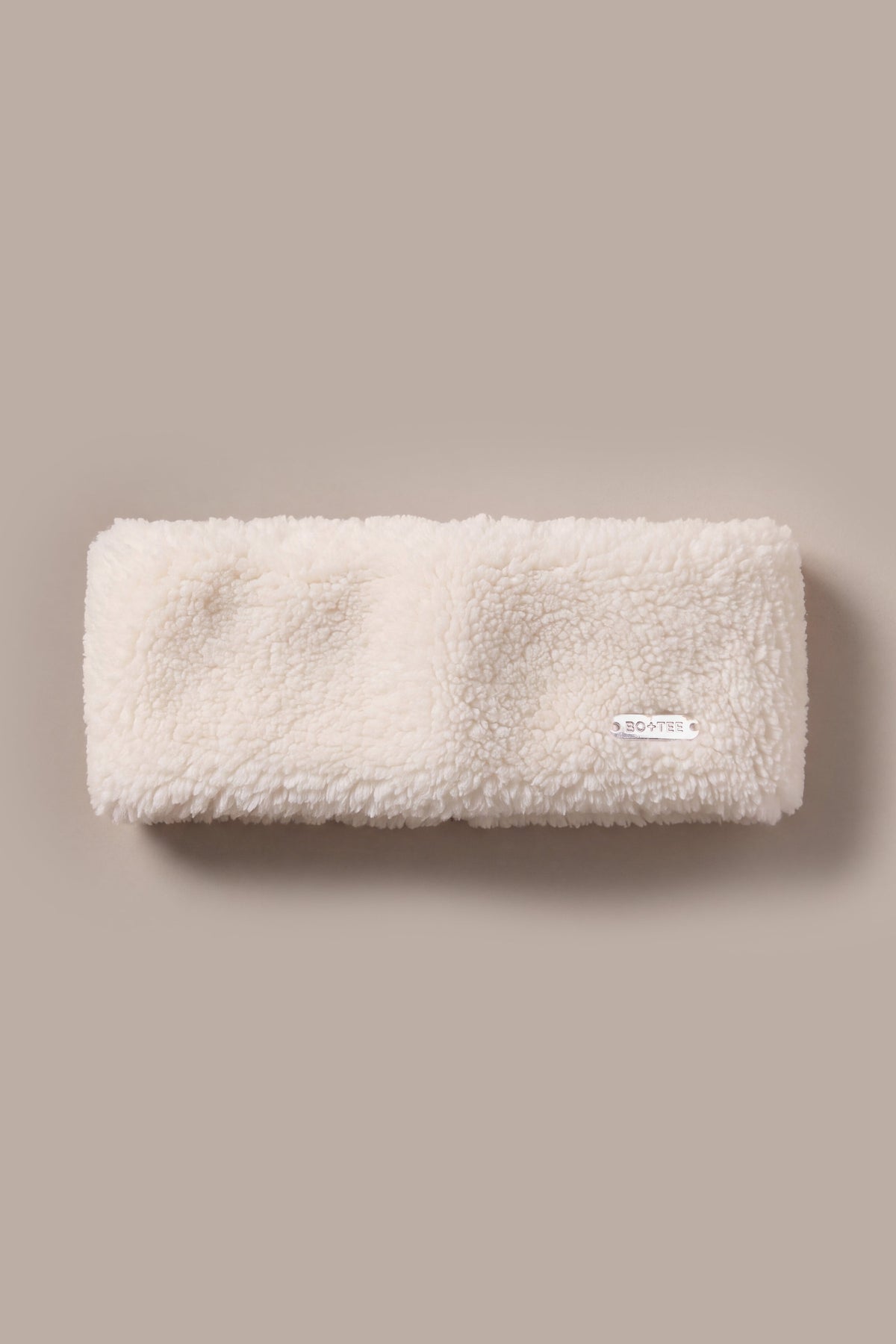 Chic Teddy Fleece Headband in Vanilla
