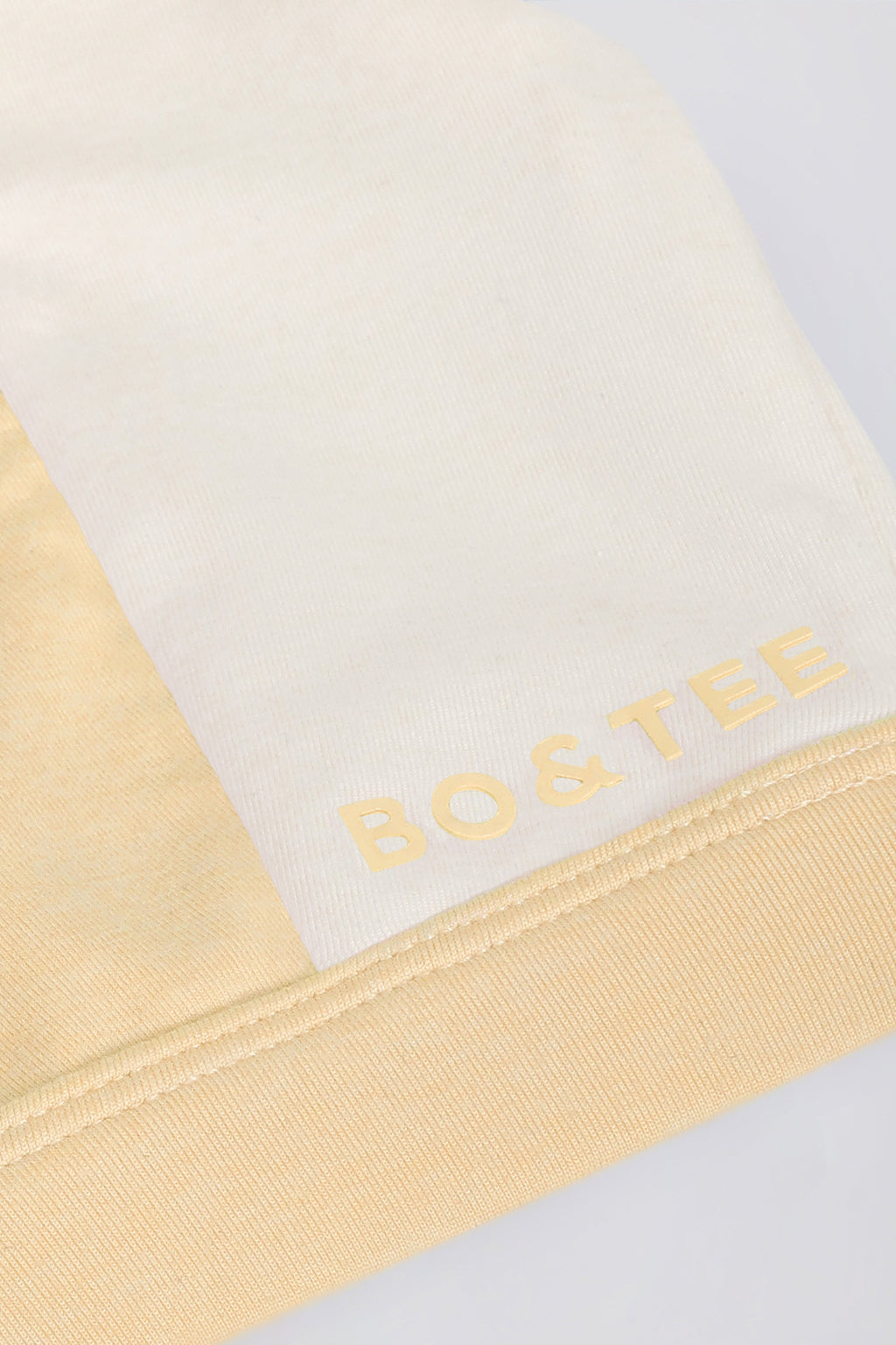 Chic Contrast Sports Bra in Lemon Marl