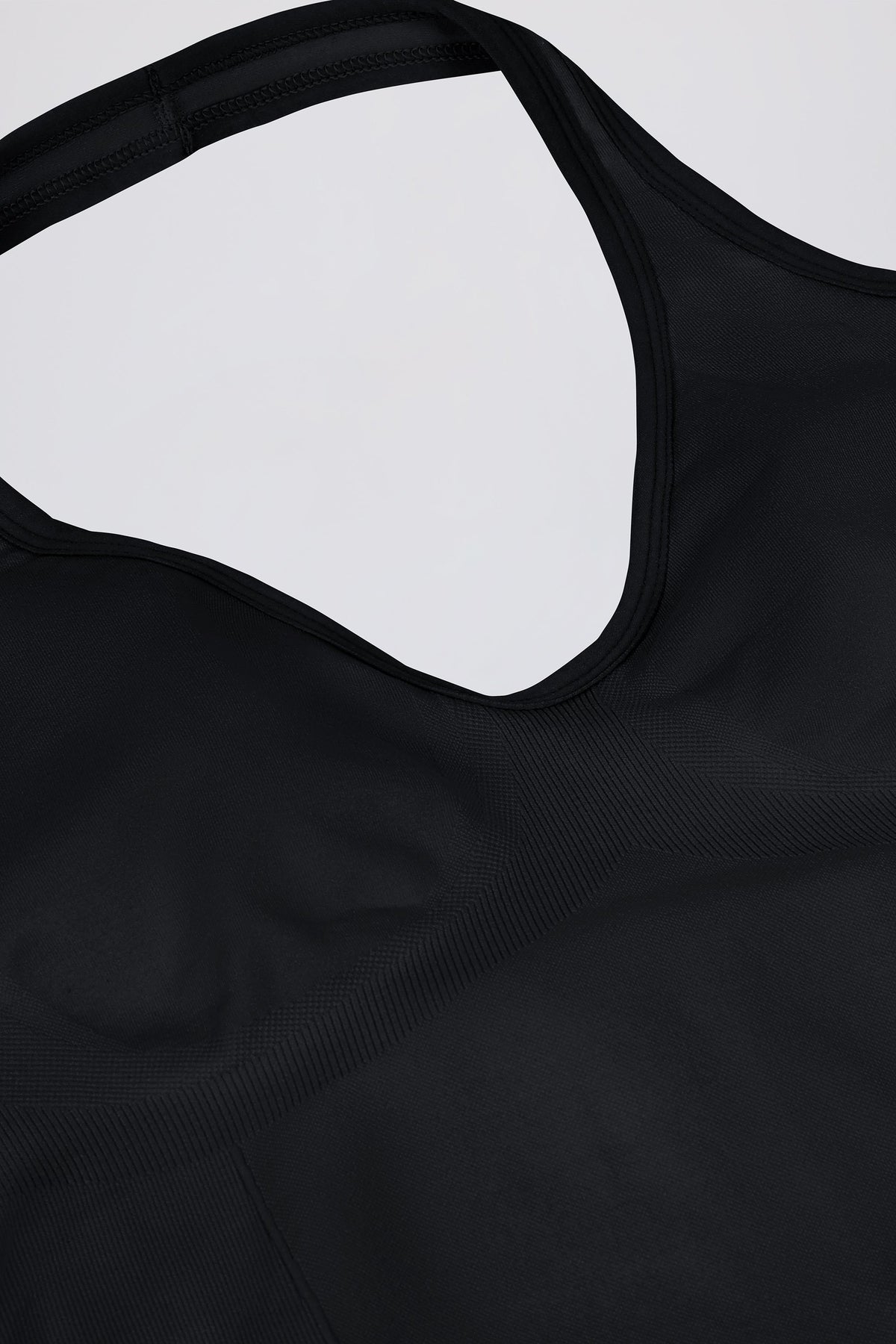 Chic Define Luxe Halterneck Tank Top in Black