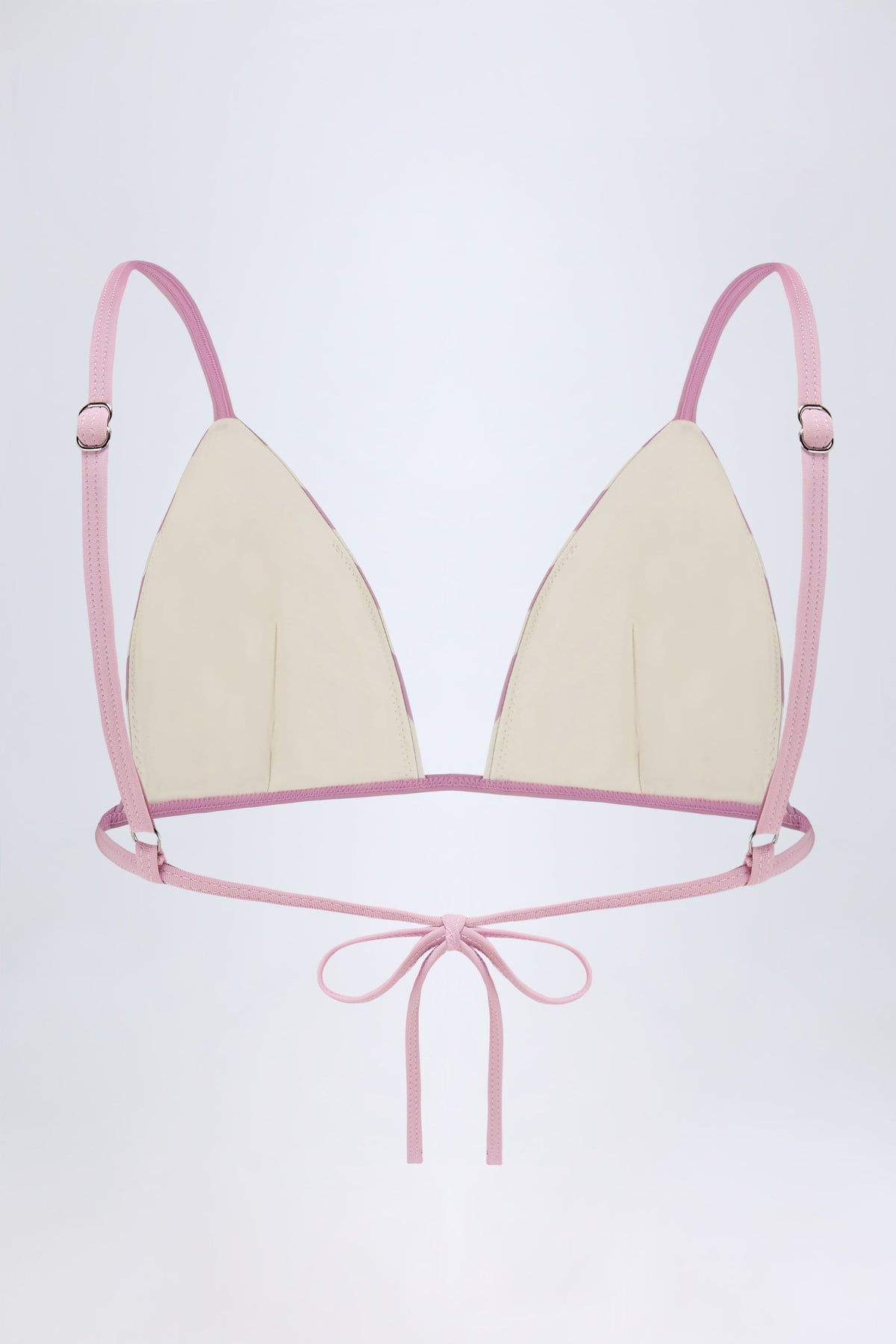 Chic Triangle Bikini Top in Mauve