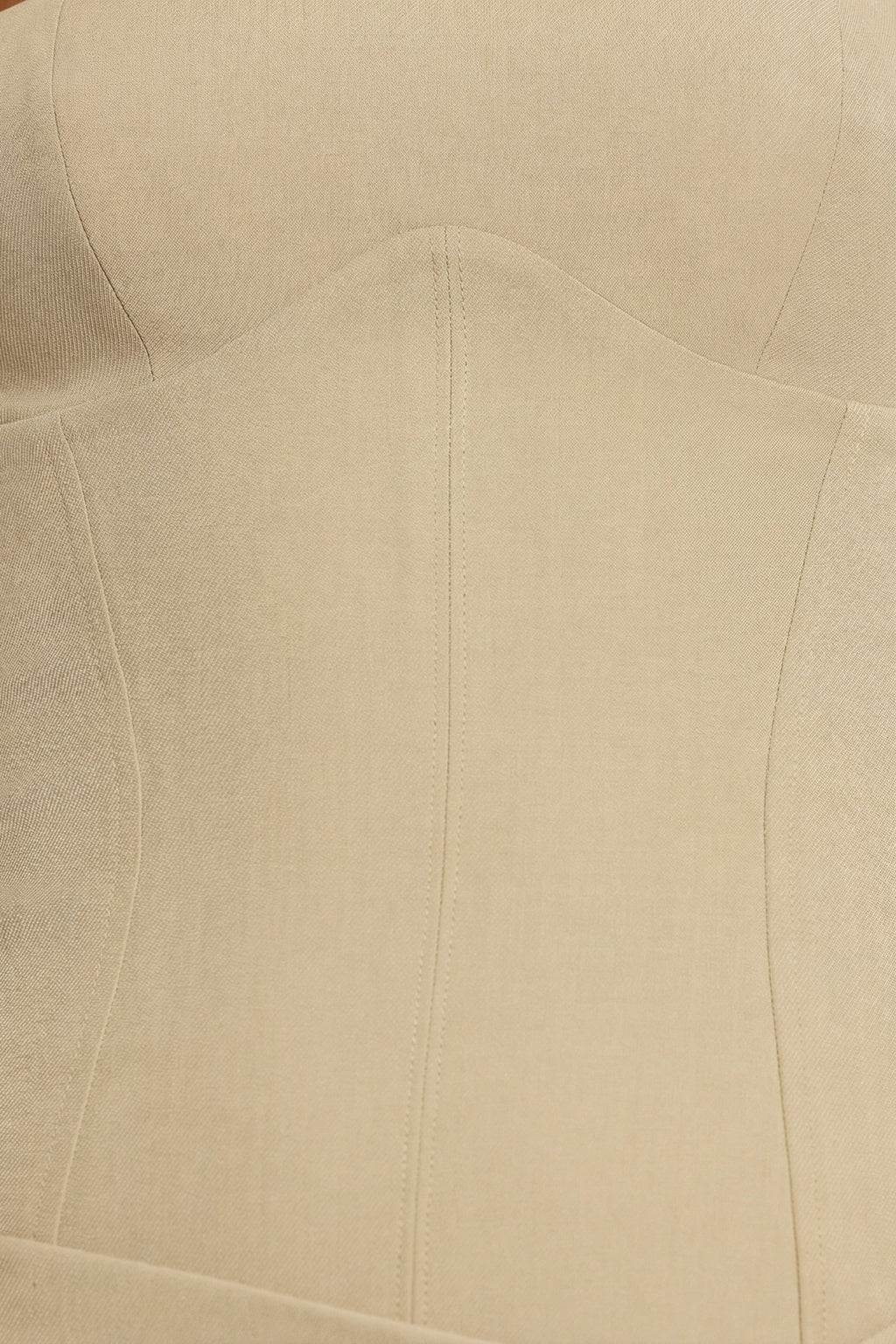 Chic Woven Twill Wrap Over Pleated Mini Dress in Taupe