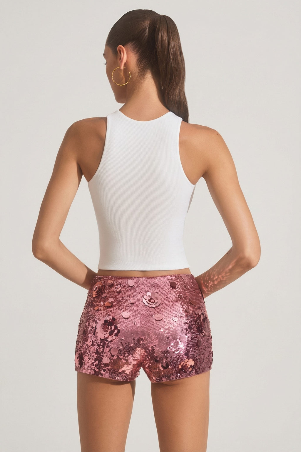 Chic Modal Racerback Tank Top in White